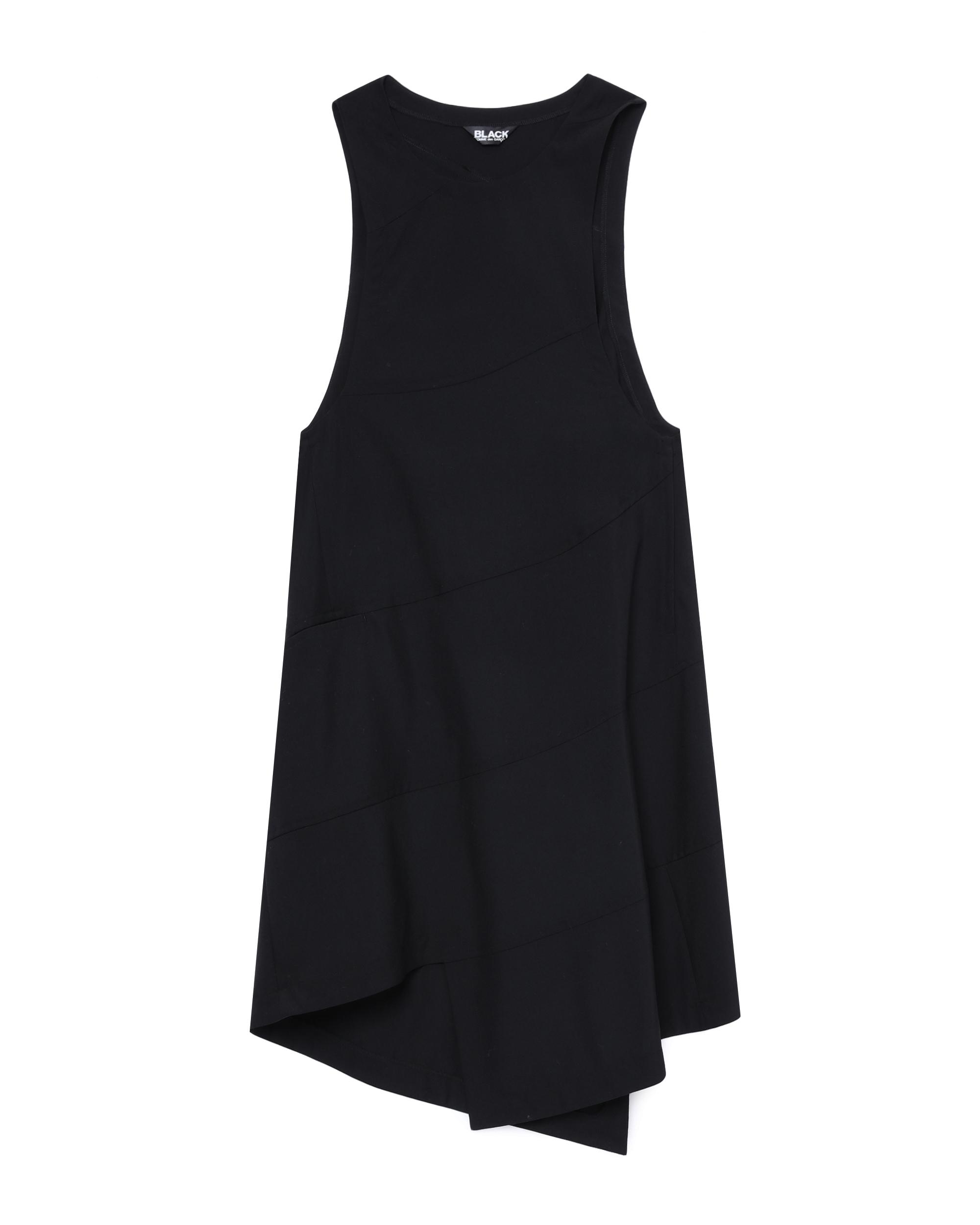 Asymmetric panelled midi dress by COMME DES GARCONS