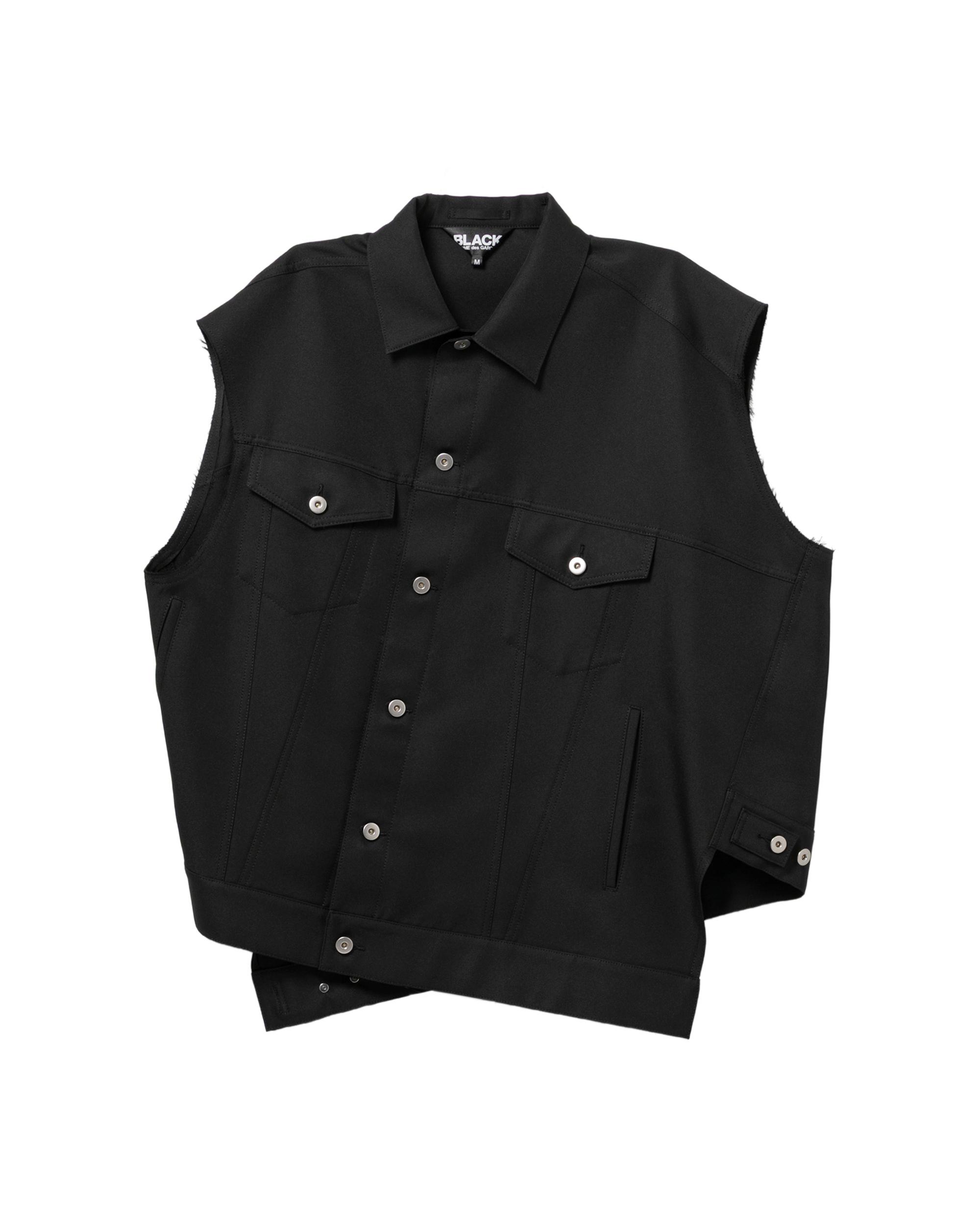 Asymmetric vest by COMME DES GARCONS