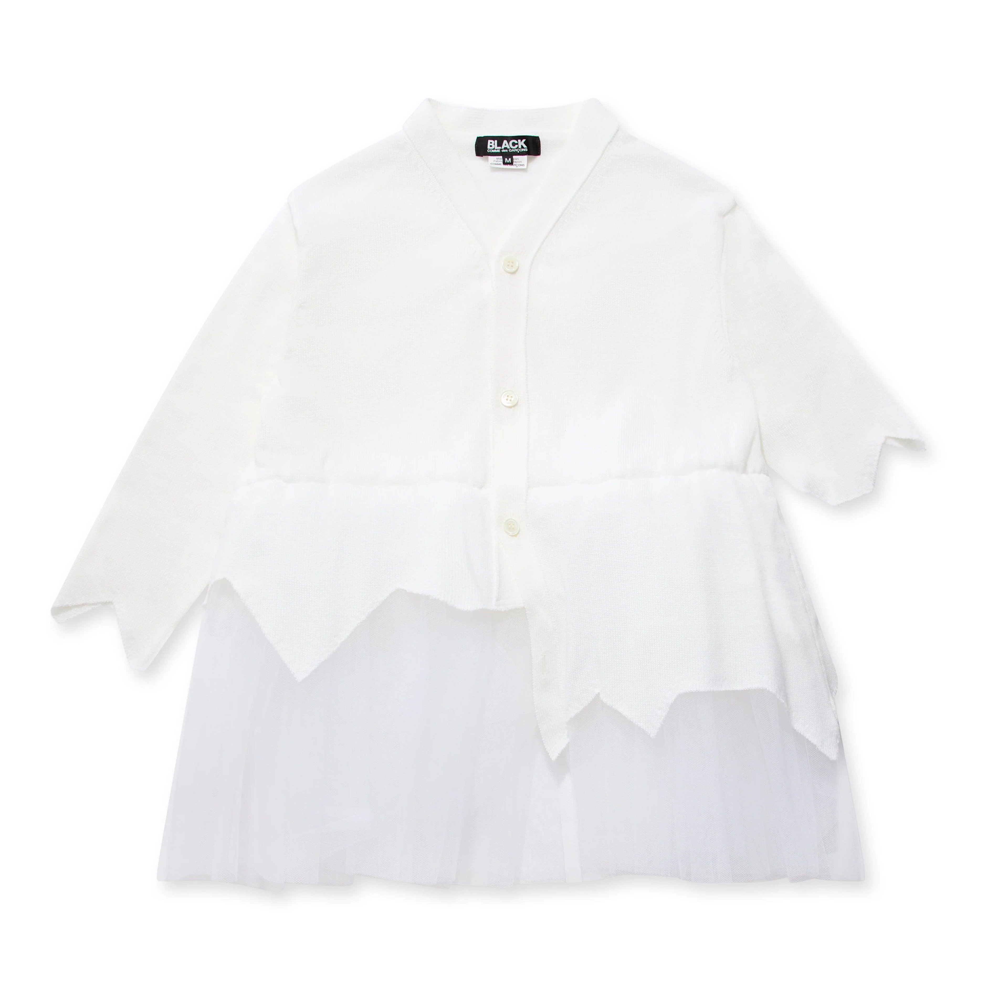 BLACK COMME DES GARÇONS - Cardigan - (White) by COMME DES GARCONS