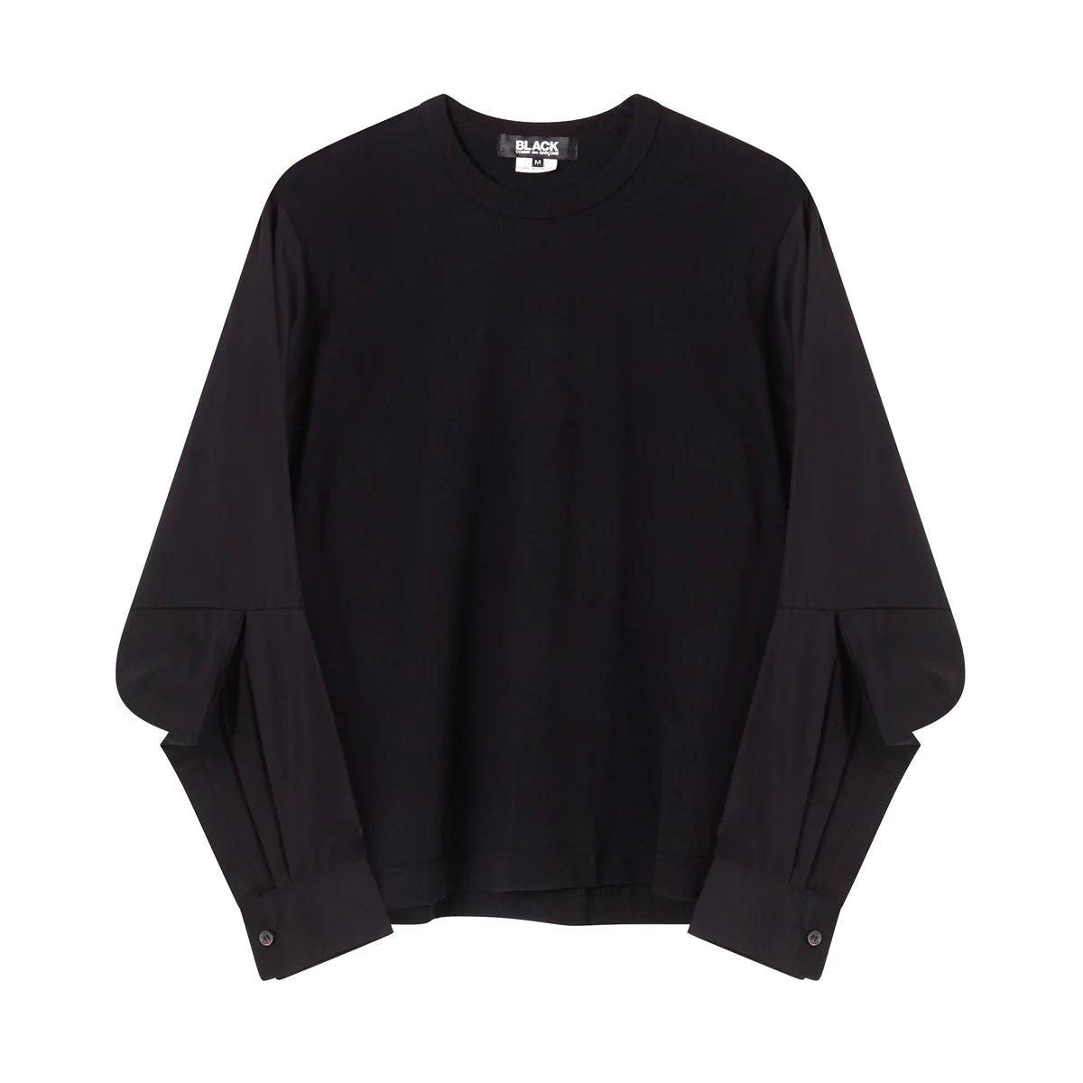 BLACK COMME DES GARÇONS - Contrast Pullover - (Black) by COMME DES GARCONS