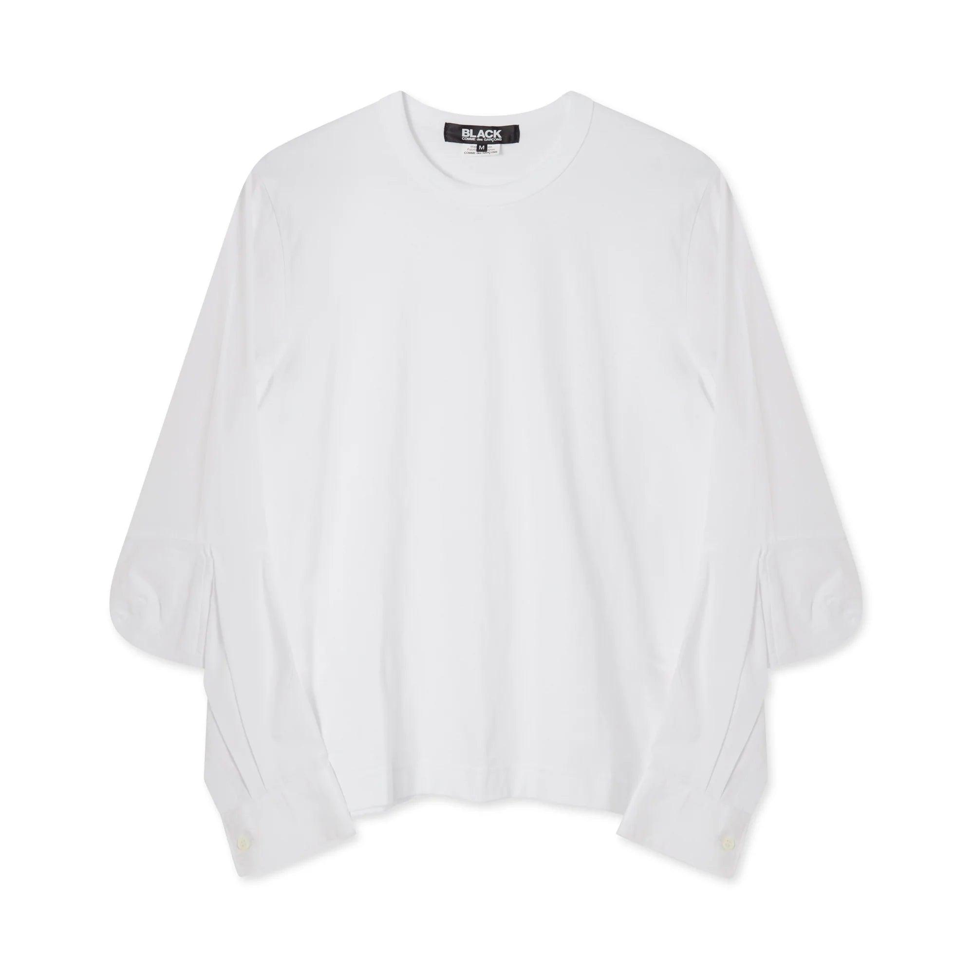 BLACK COMME DES GARÇONS - Contrast Pullover - (White) by COMME DES GARCONS