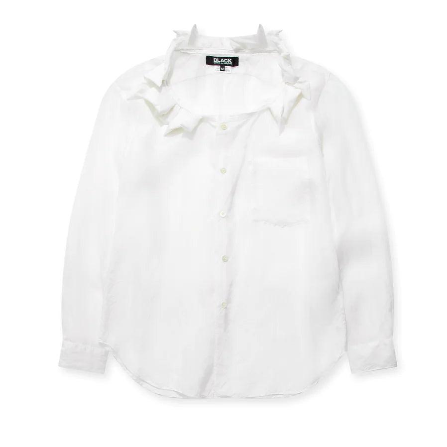 BLACK COMME DES GARÇONS - Cupra Taffeta Shirt - (Black) by COMME DES GARCONS