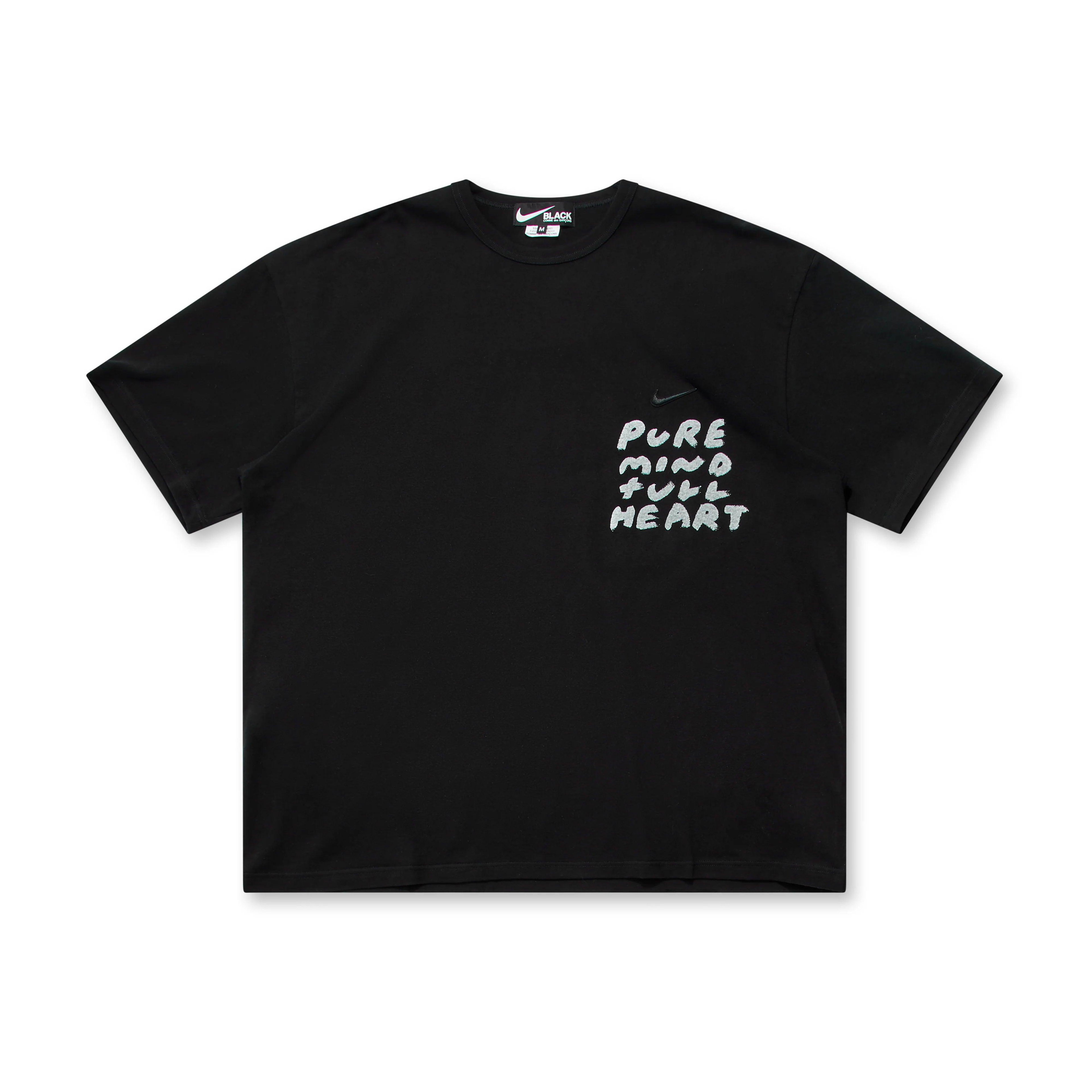 BLACK COMME DES GARÇONS - Message Print T-Shirt - (Black) by COMME DES GARCONS