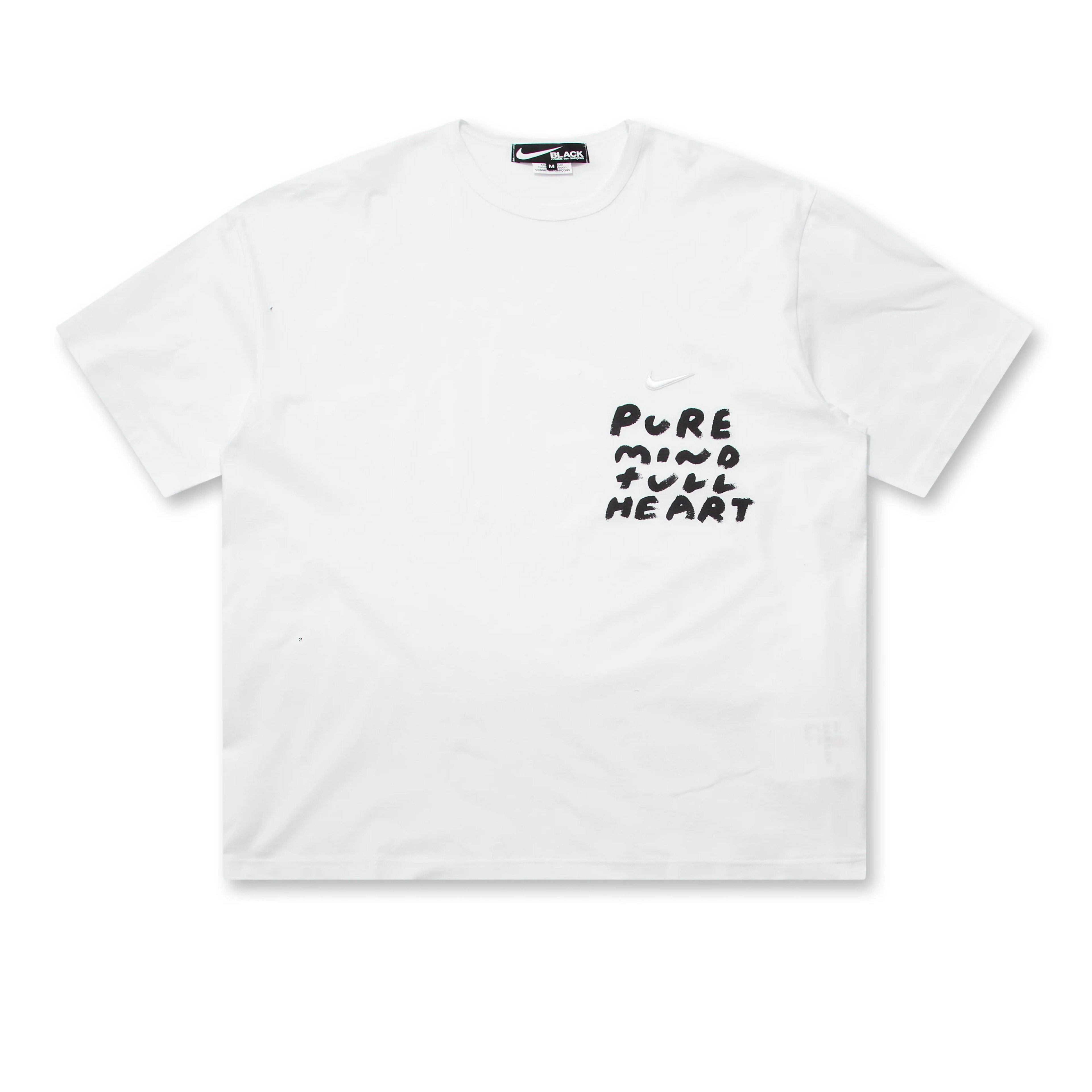 BLACK COMME DES GARÇONS - Message Print T-Shirt - (White) by COMME DES GARCONS