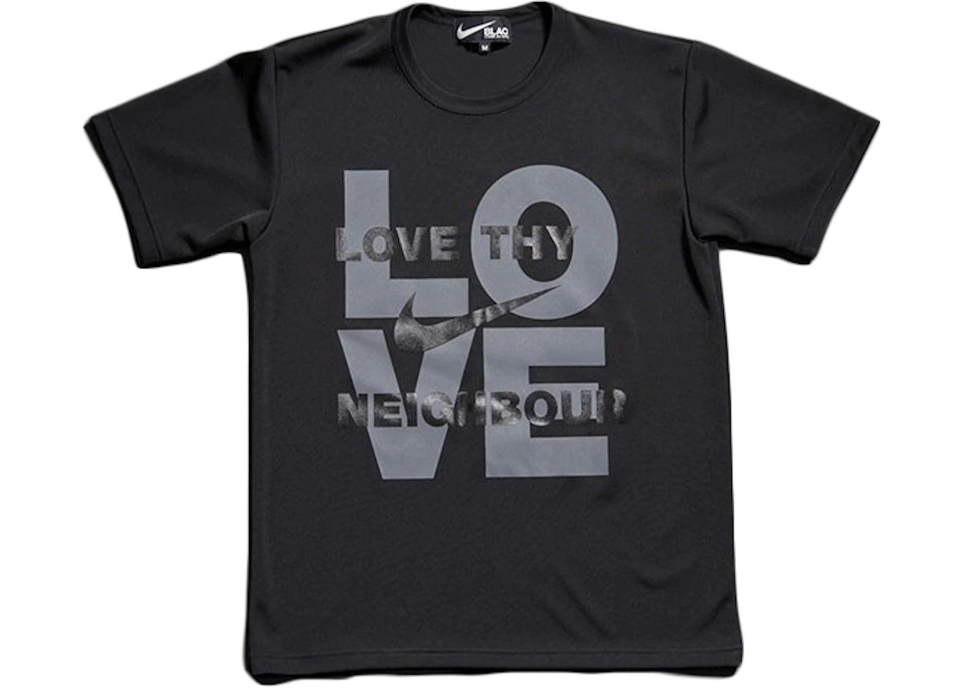 BLACK COMME DES GARÇONS - Nike Love Thy Neighbour T-Shirt - (Black) by COMME DES GARCONS