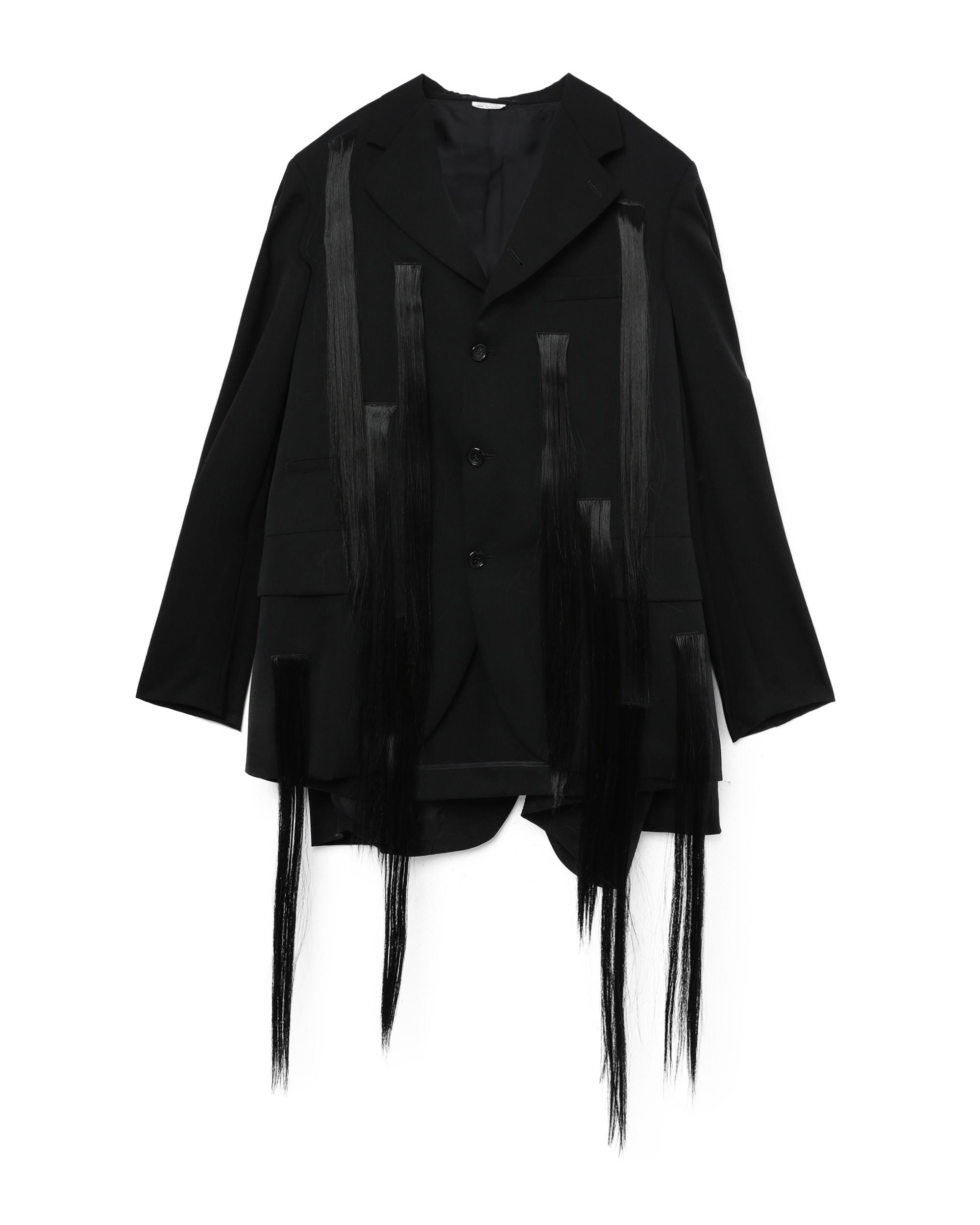 Back attach double blazer by COMME DES GARCONS