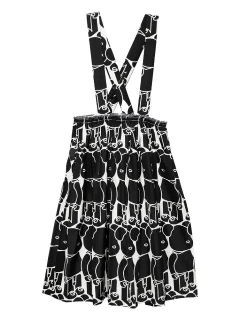 Bearbrick-printed skirt by COMME DES GARCONS