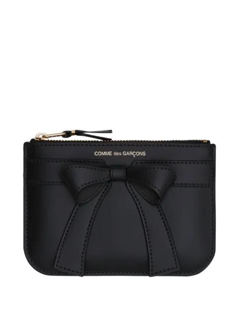 Big Bow leather wallet by COMME DES GARCONS