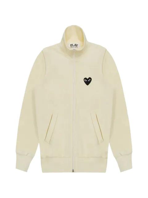 Big Heart zip-up sweatshirt by COMME DES GARCONS