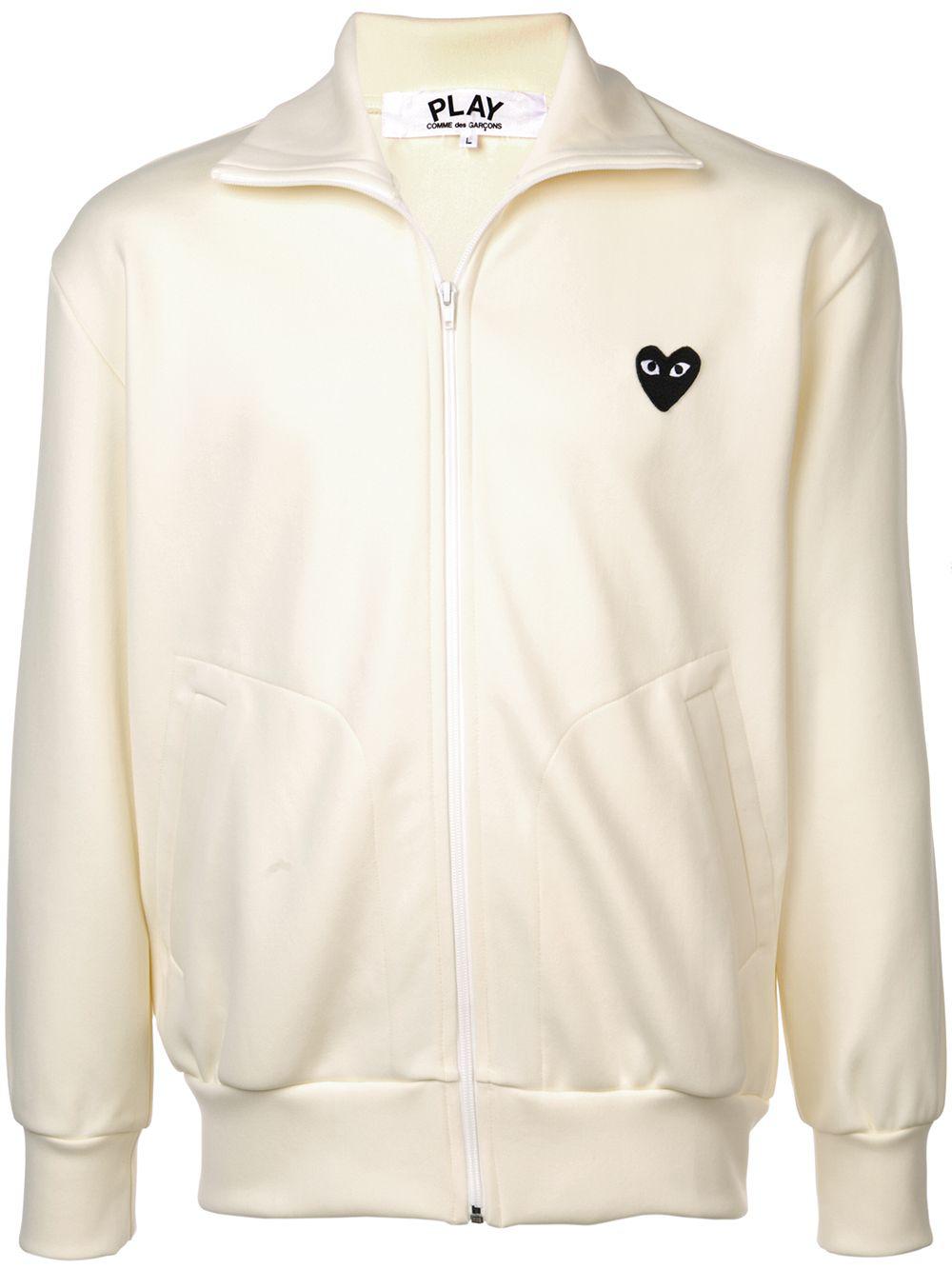 Big Heart zip-up sweatshirt by COMME DES GARCONS
