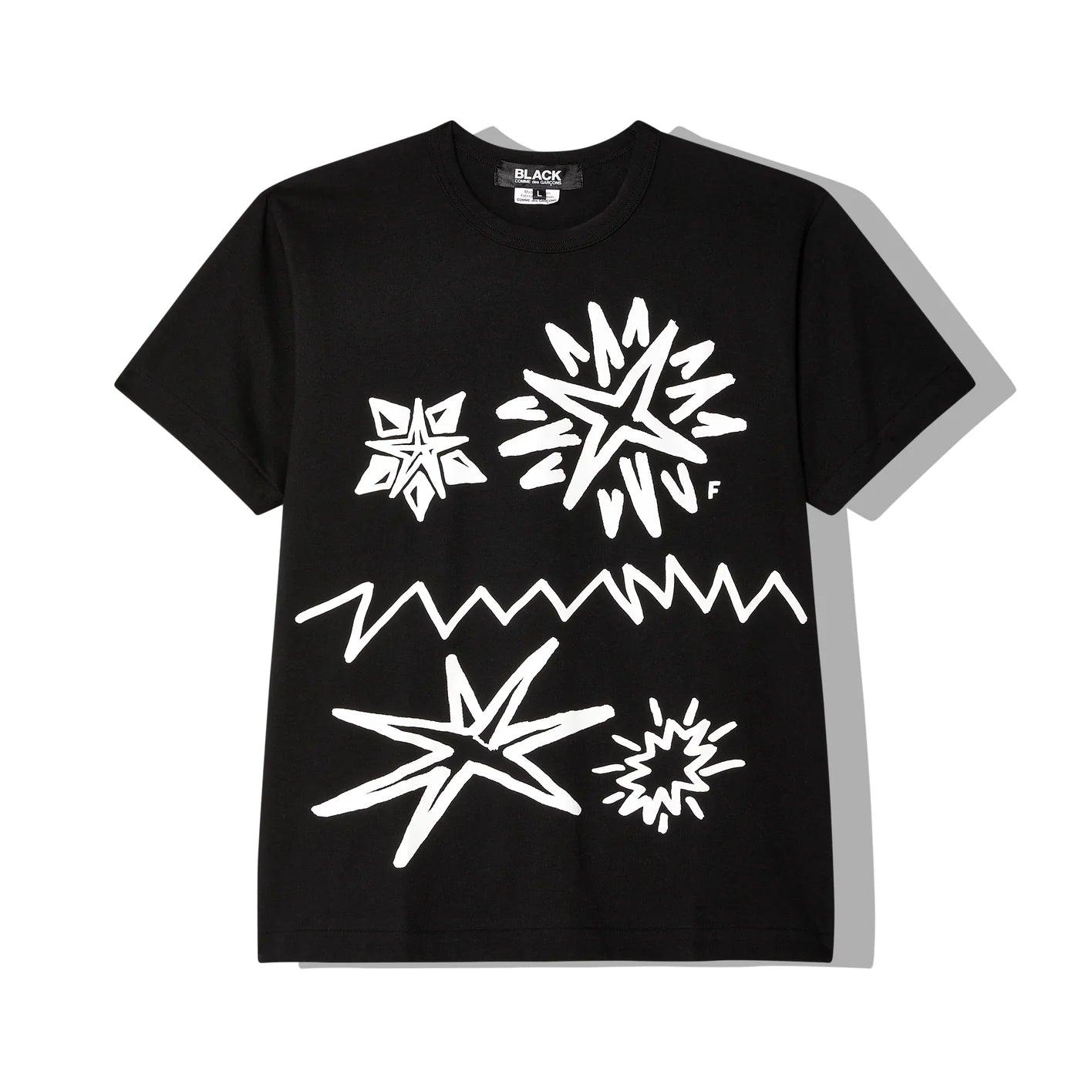 Black Comme Des Garçons - Black CDG Filip Pagowski T-Shirt - (1 Black) by COMME DES GARCONS