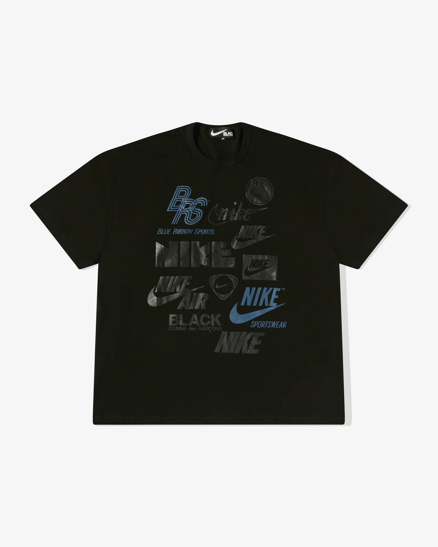 Black Comme Des Garçons - Nike Oversized Logo T-Shirt - (Black) by COMME DES GARCONS