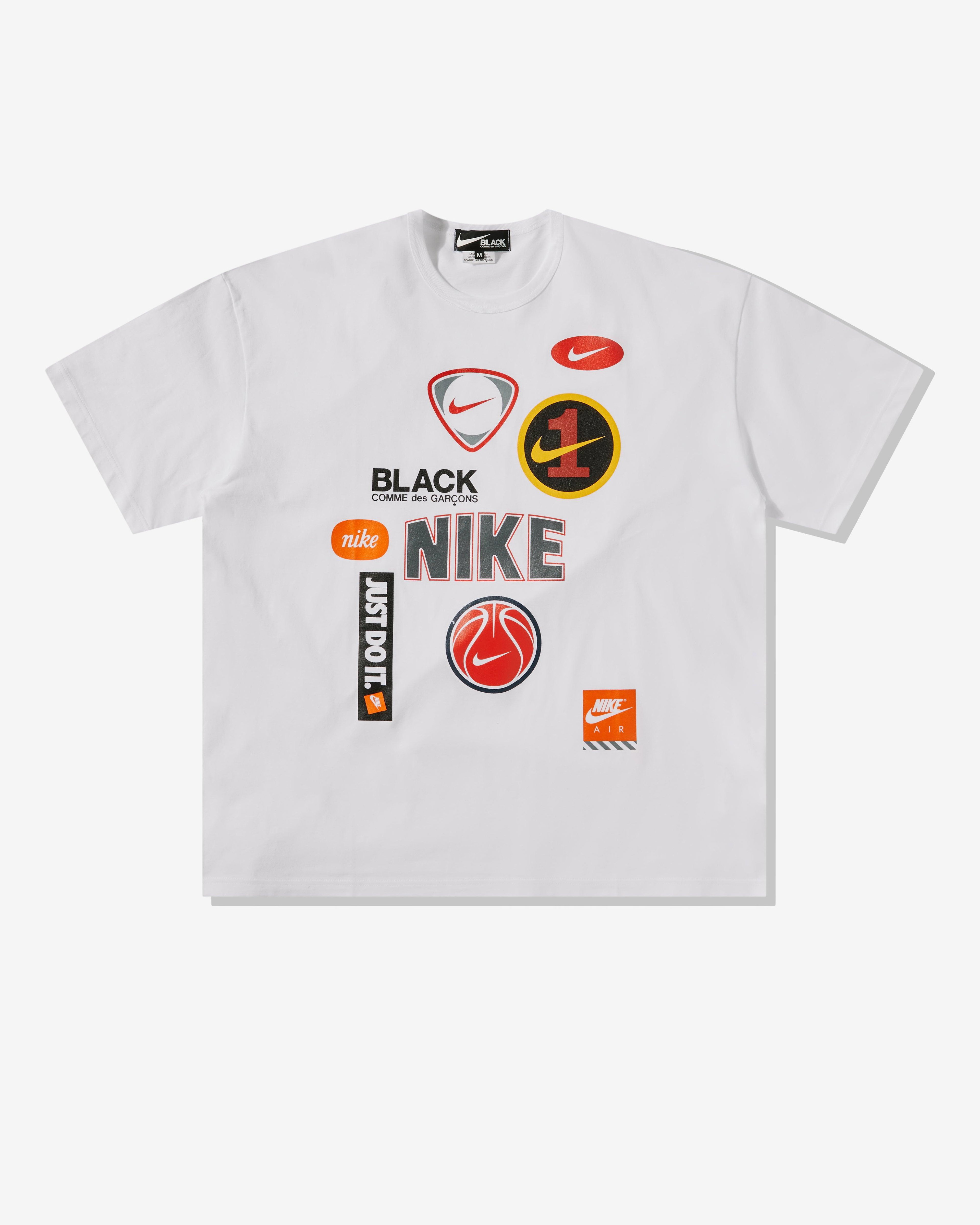 Black Comme Des Garçons -  Nike T-Shirt - (White) by COMME DES GARCONS