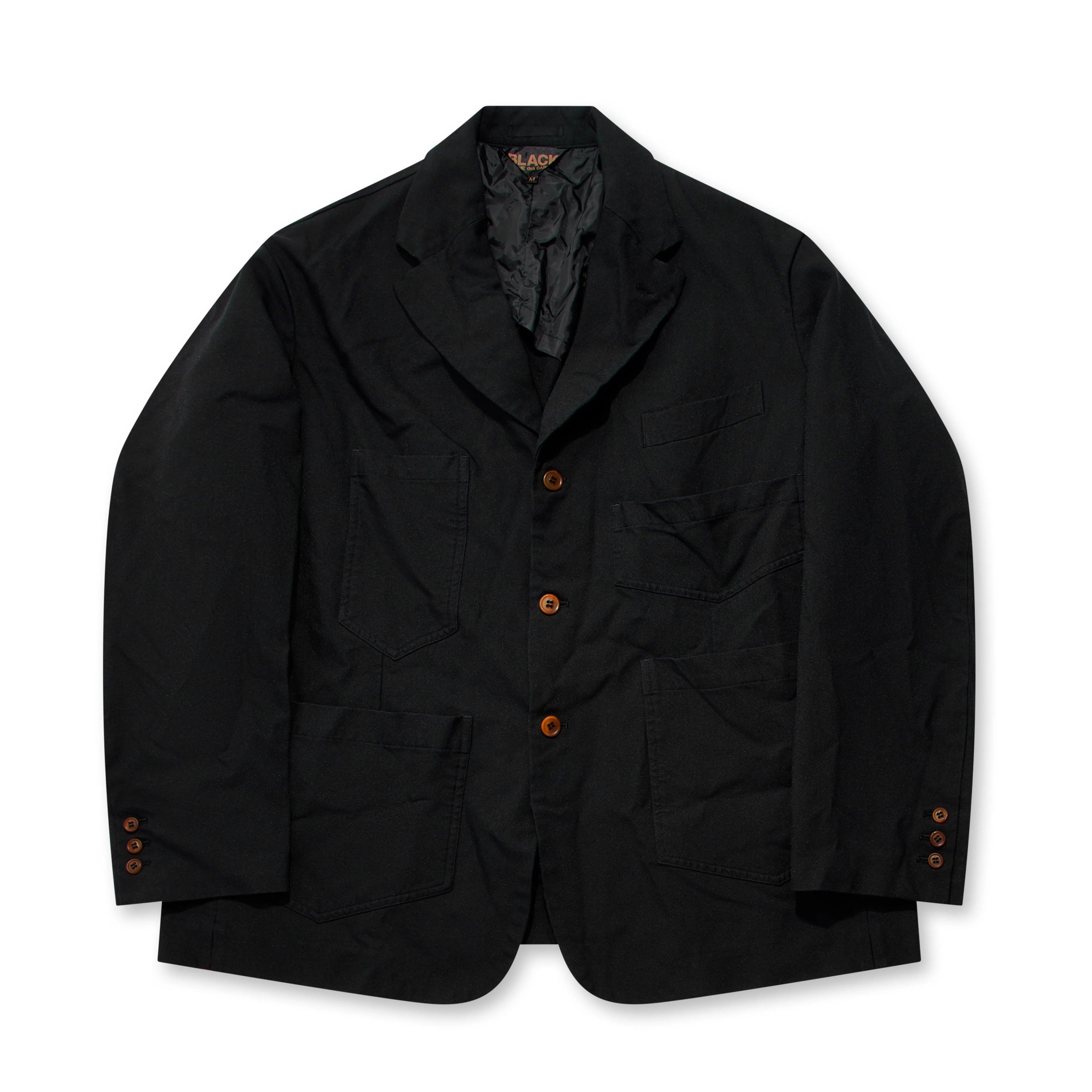 Black Comme Des Garçons - Pocket Jacket - (Black) by COMME DES GARCONS
