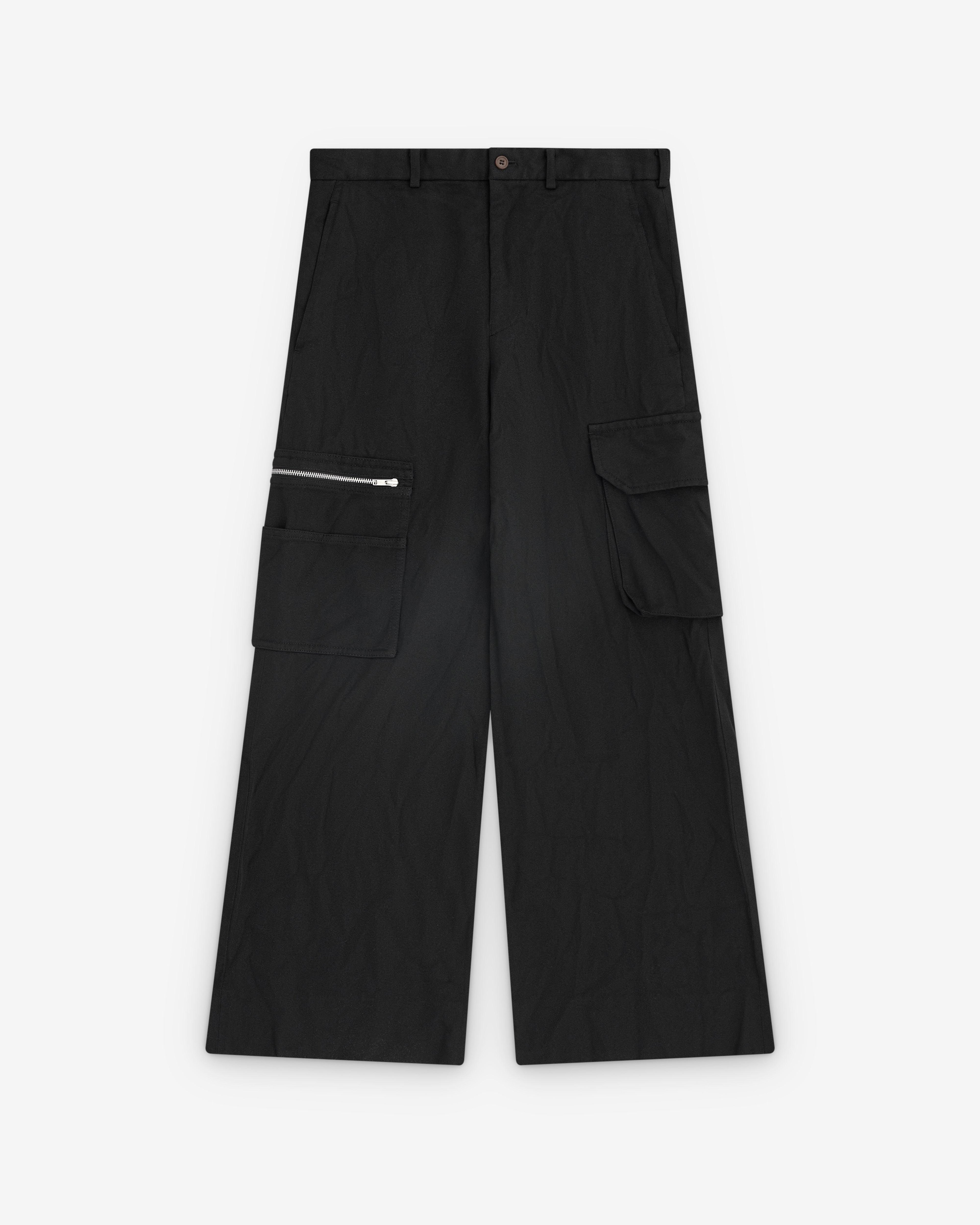 Black Comme des Garçons - Cargo Trousers - (Black) by COMME DES GARCONS