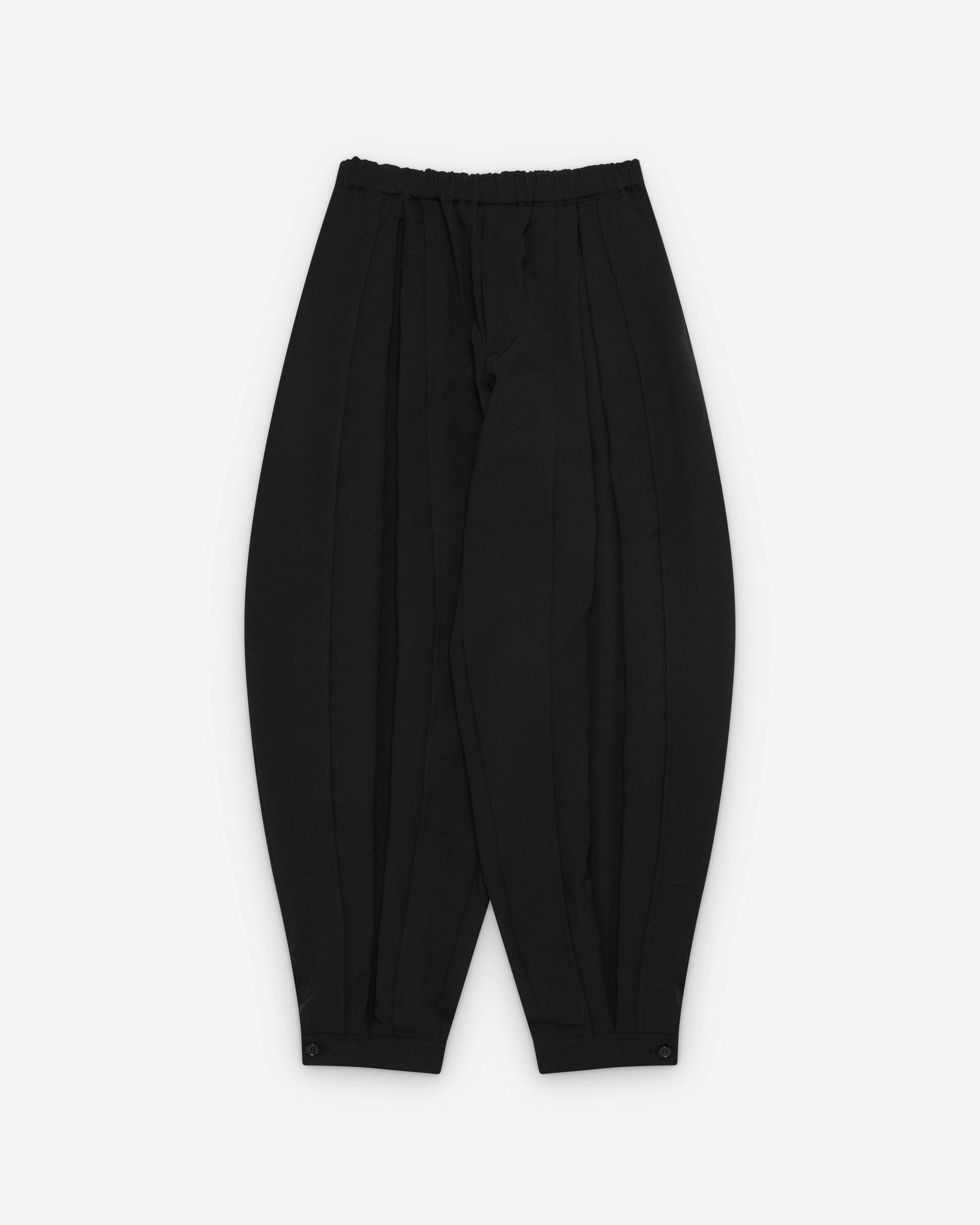Black Comme des Garçons - Men's Balloon Drawstring Pants - (Black) by COMME DES GARCONS