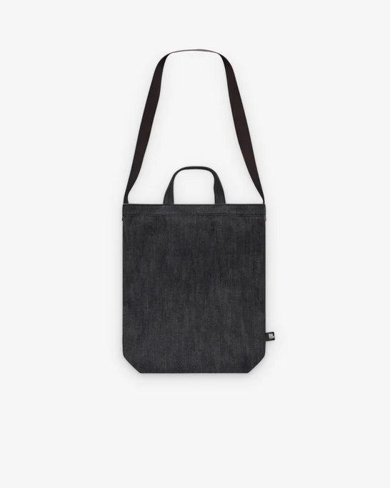Black Comme des Garçons - Men's Denim Sling Tote Bag - (Black) by COMME DES GARCONS