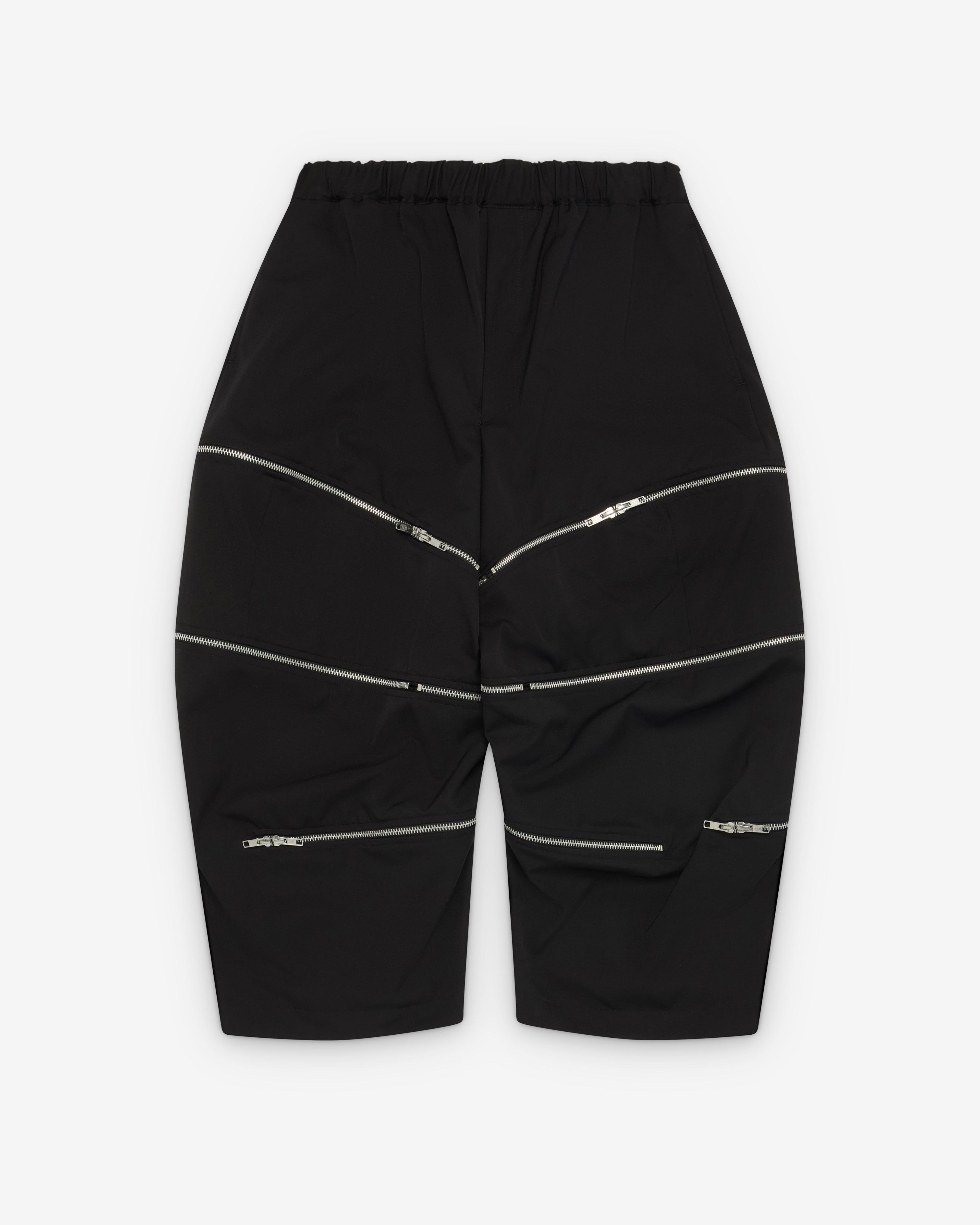 Black Comme des Garçons - Men's Multi-Zip Pants - (Black) by COMME DES GARCONS