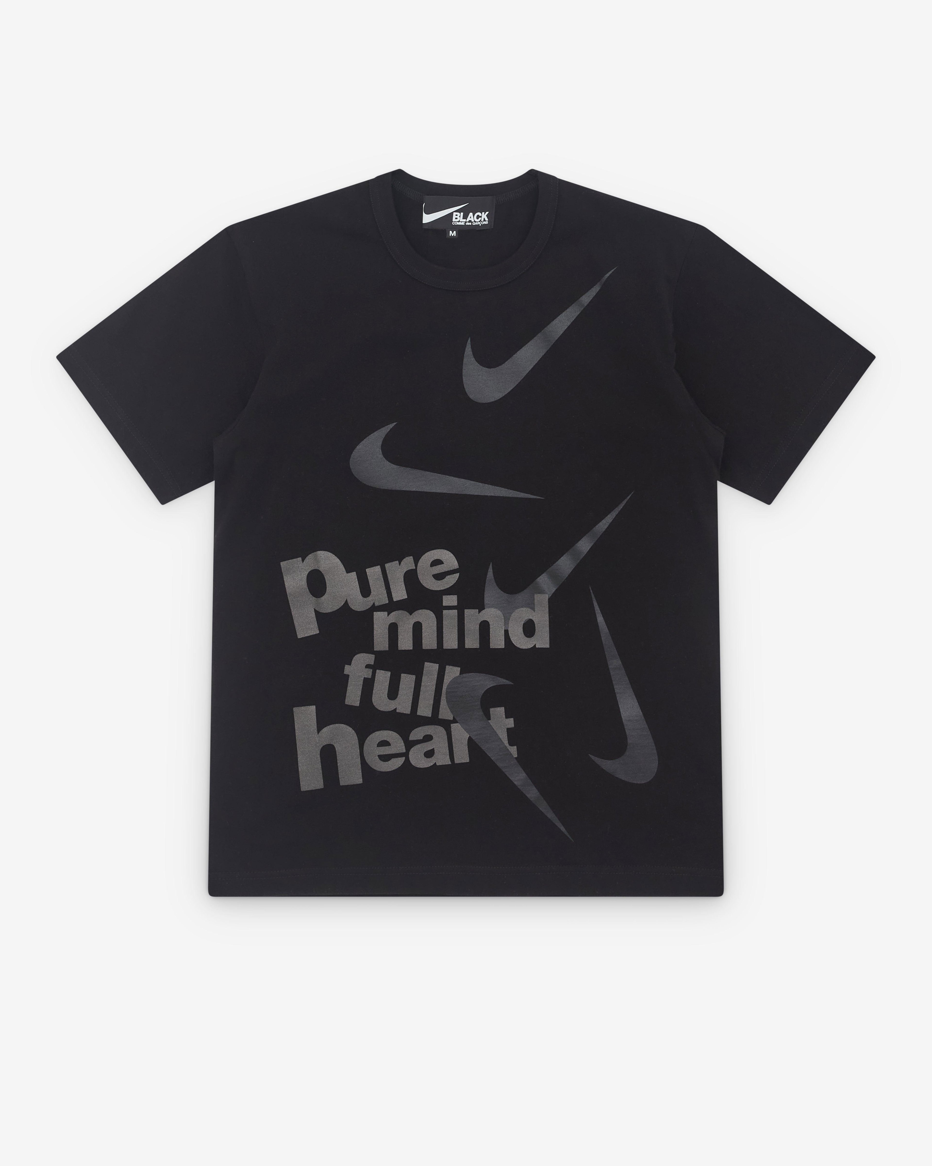Black Comme des Garçons -  Nike Pure Mind T-Shirt - (Black) by COMME DES GARCONS