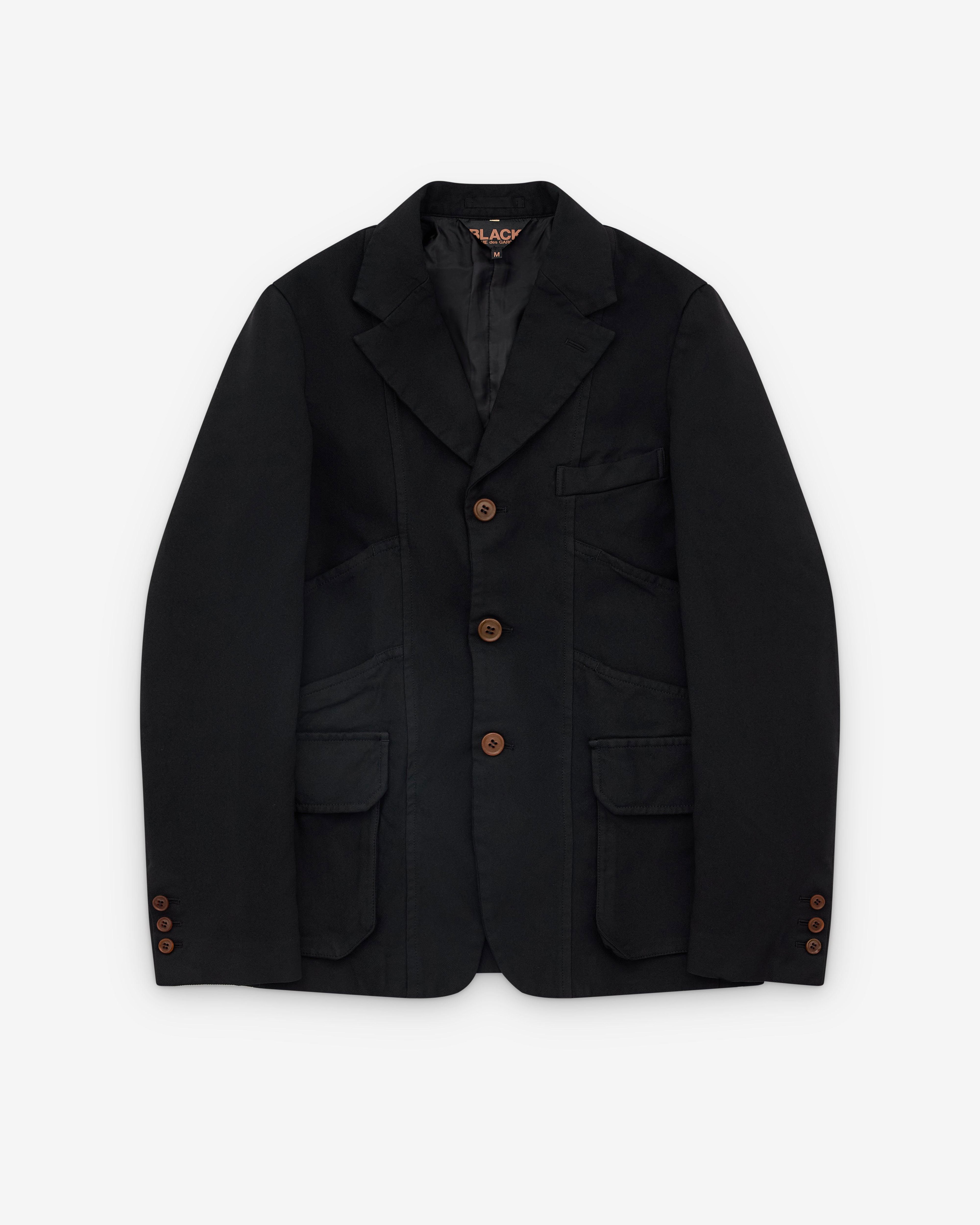 Black Comme des Garçons - Panelled Jacket - (Black) by COMME DES GARCONS