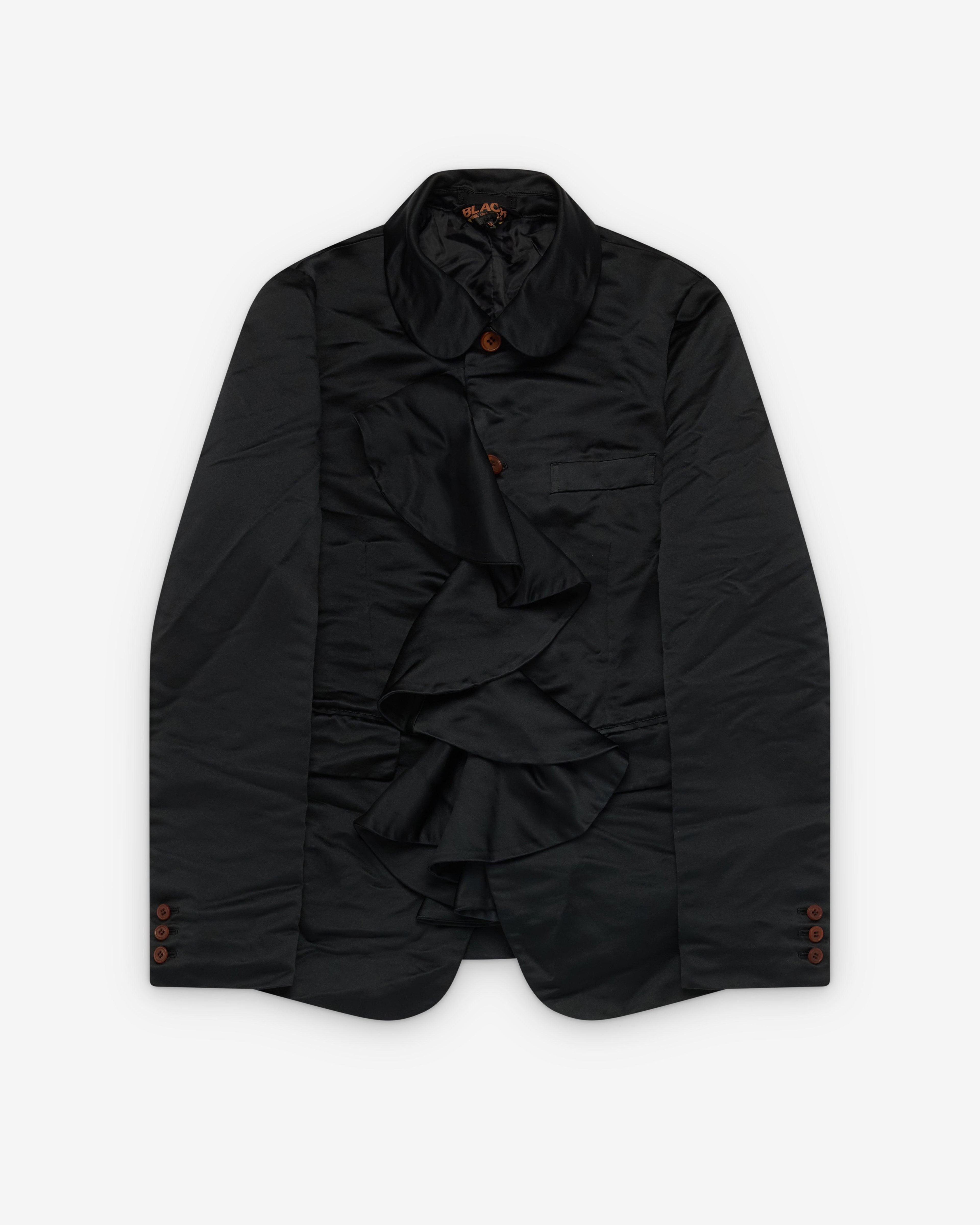 Black Comme des Garçons - Ruffle Jacket - (Black) by COMME DES GARCONS