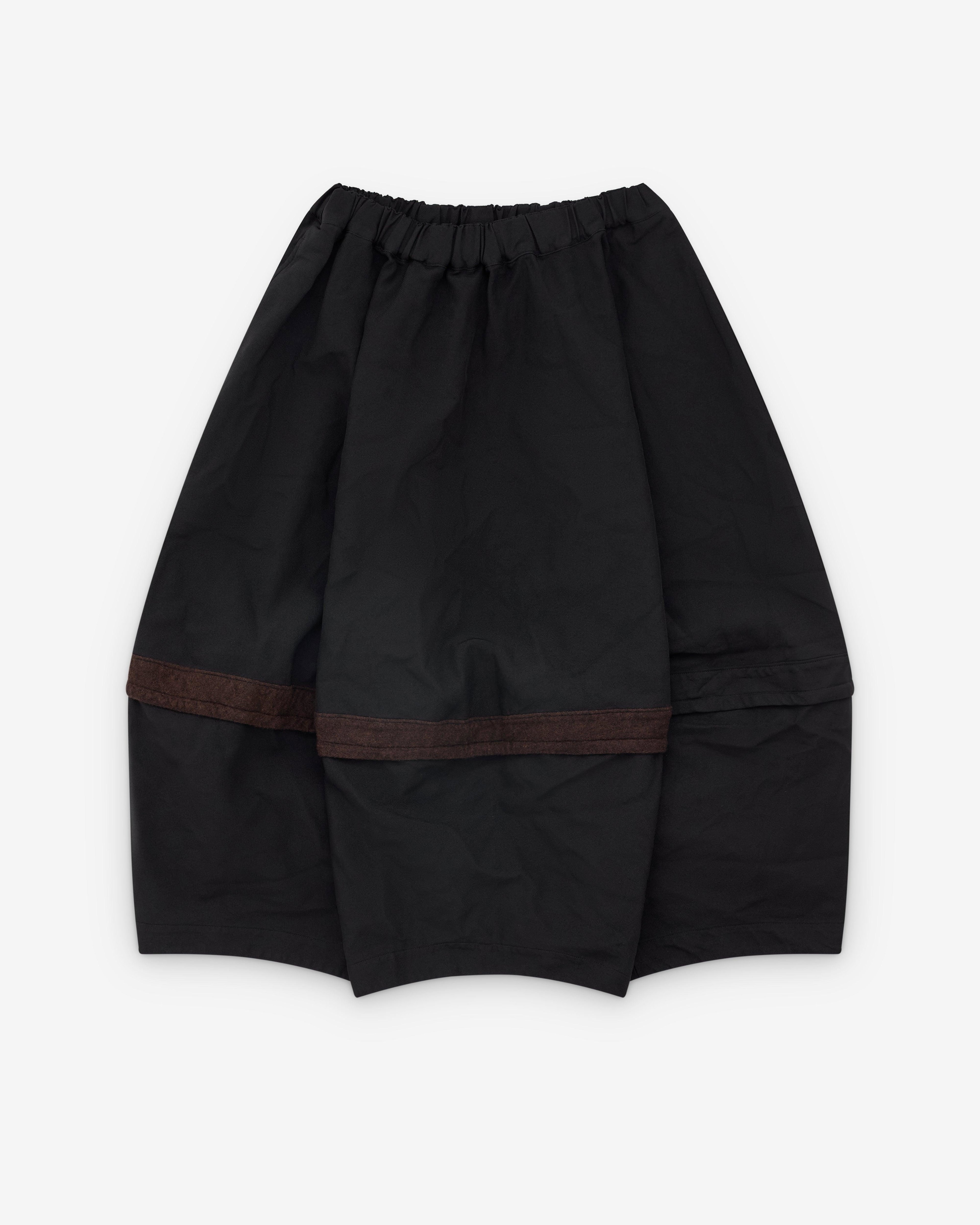Black Comme des Garçons - Women's Voluminous Skirt - (Black) by COMME DES GARCONS