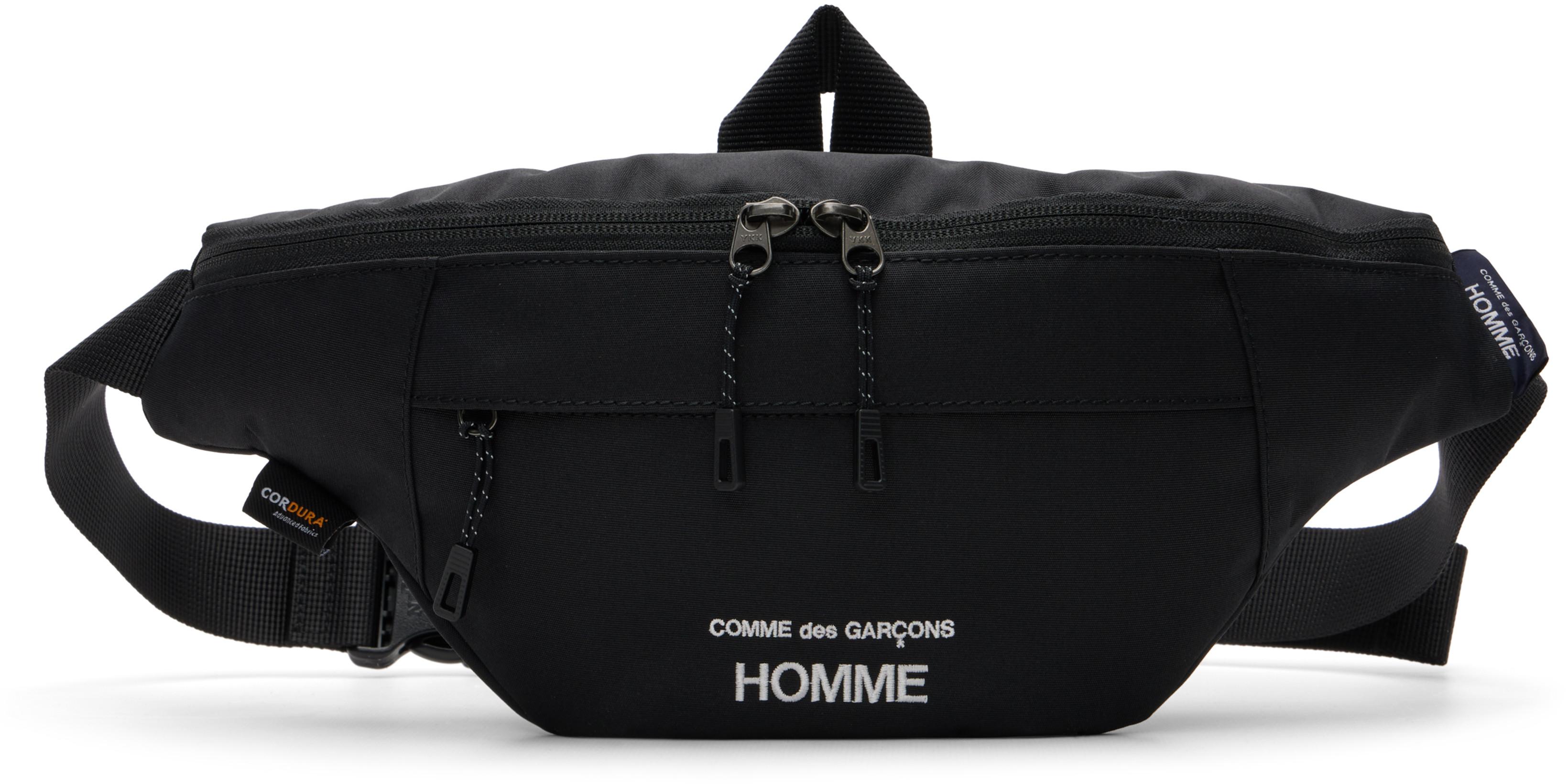 Black Cordura Belt Bag by COMME DES GARCONS