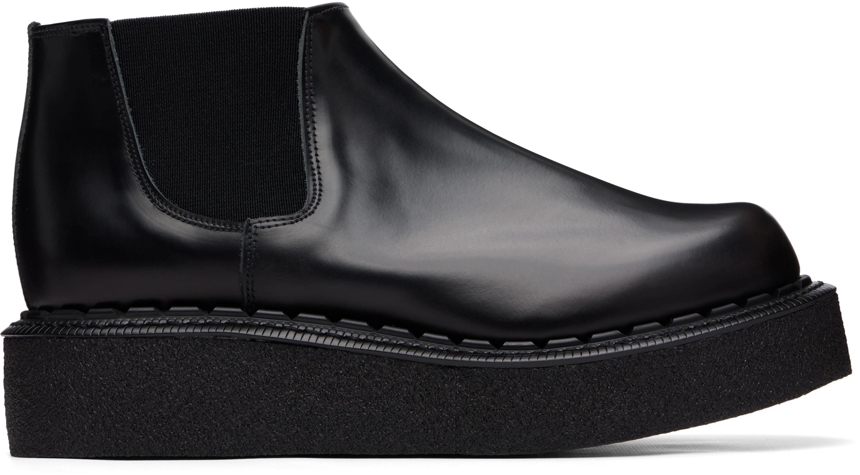 Black George Cox Edition Chelsea Boots by COMME DES GARCONS