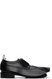 Black KIDS LOVE GAITE Edition Leather Derbys by COMME DES GARCONS