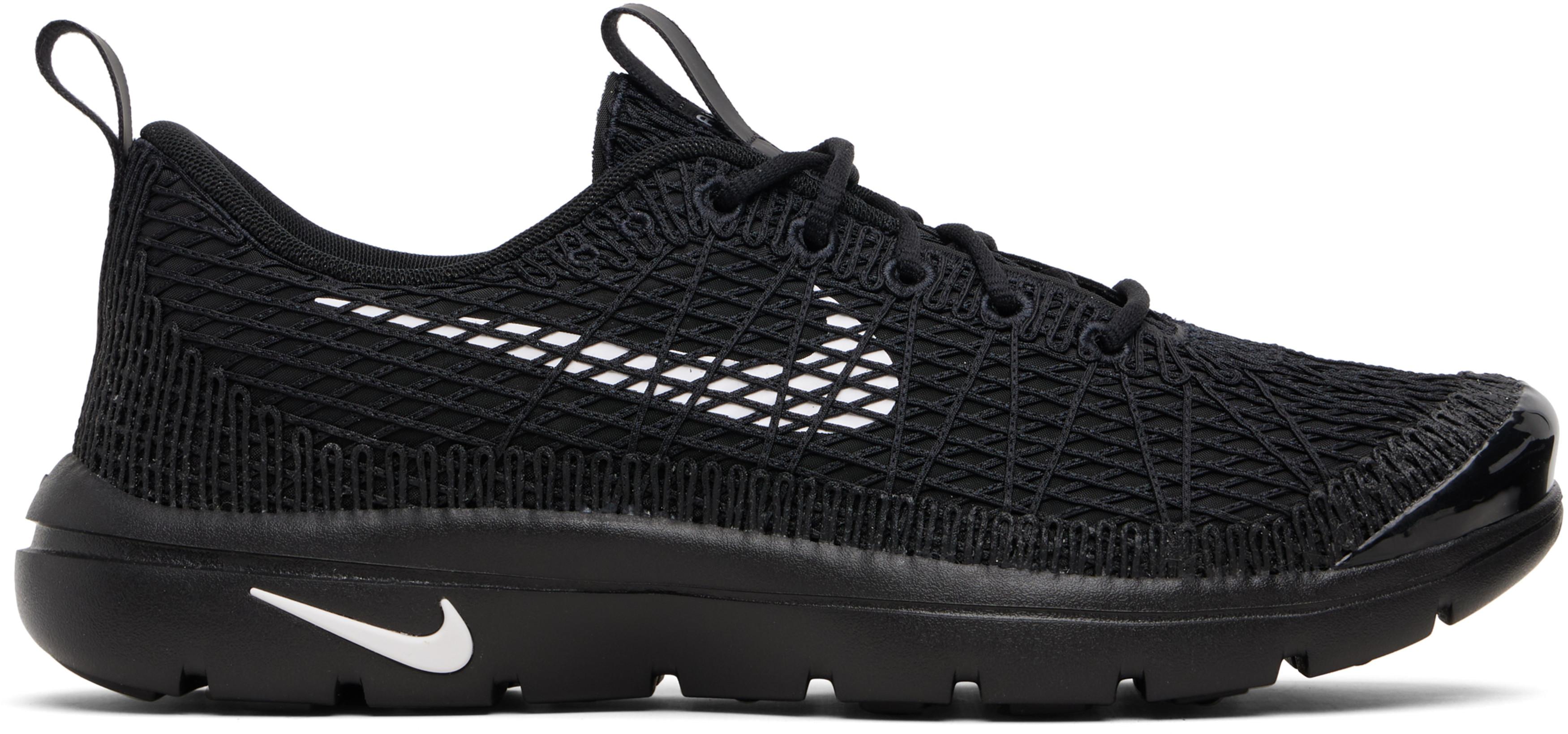 Black Nike Edition Air Flymesh Sneakers by COMME DES GARCONS