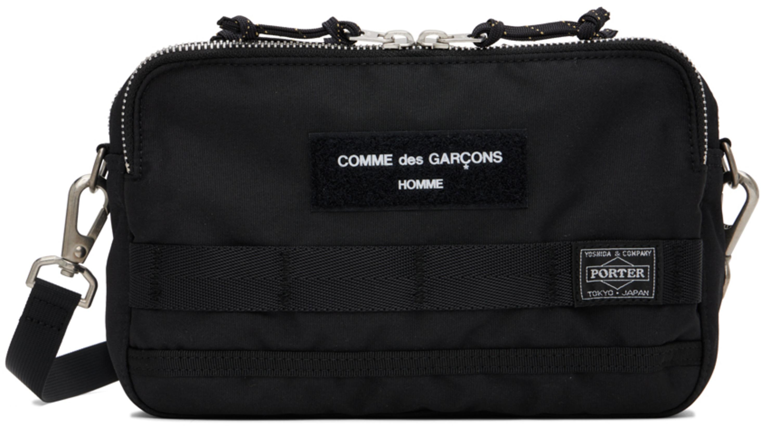 Black Porter Yoshida Edition Canvas Messenger Bag by COMME DES GARCONS |  jellibeans