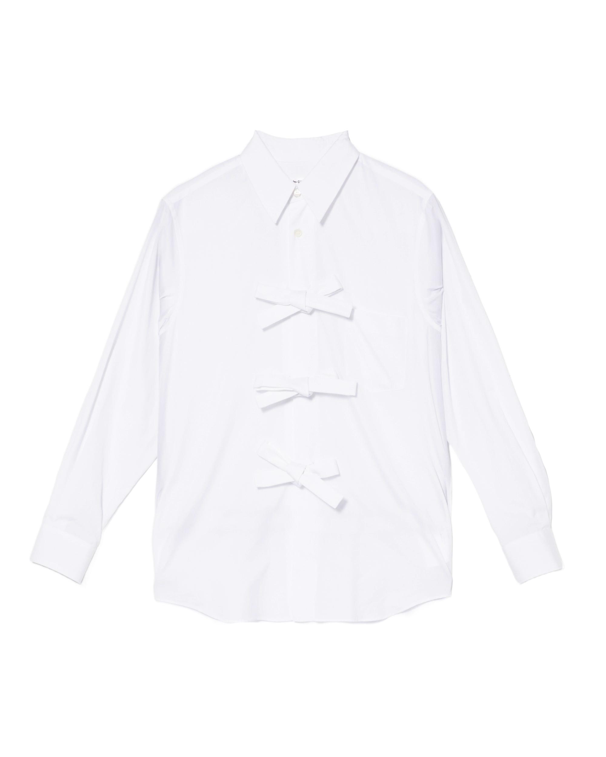 Bow-front shirt by COMME DES GARCONS