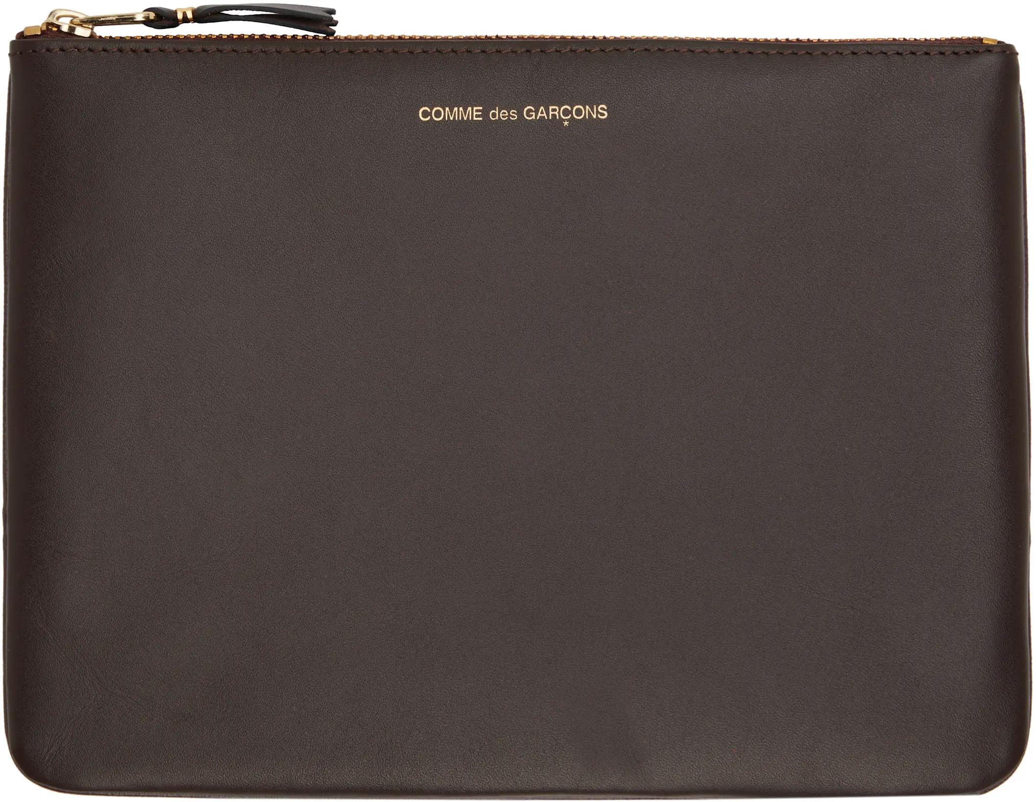 Brown Classic Group Pouch by COMME DES GARCONS