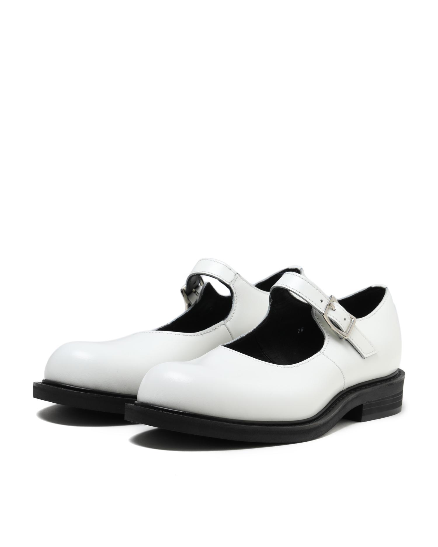 Buckle strap flats by COMME DES GARCONS