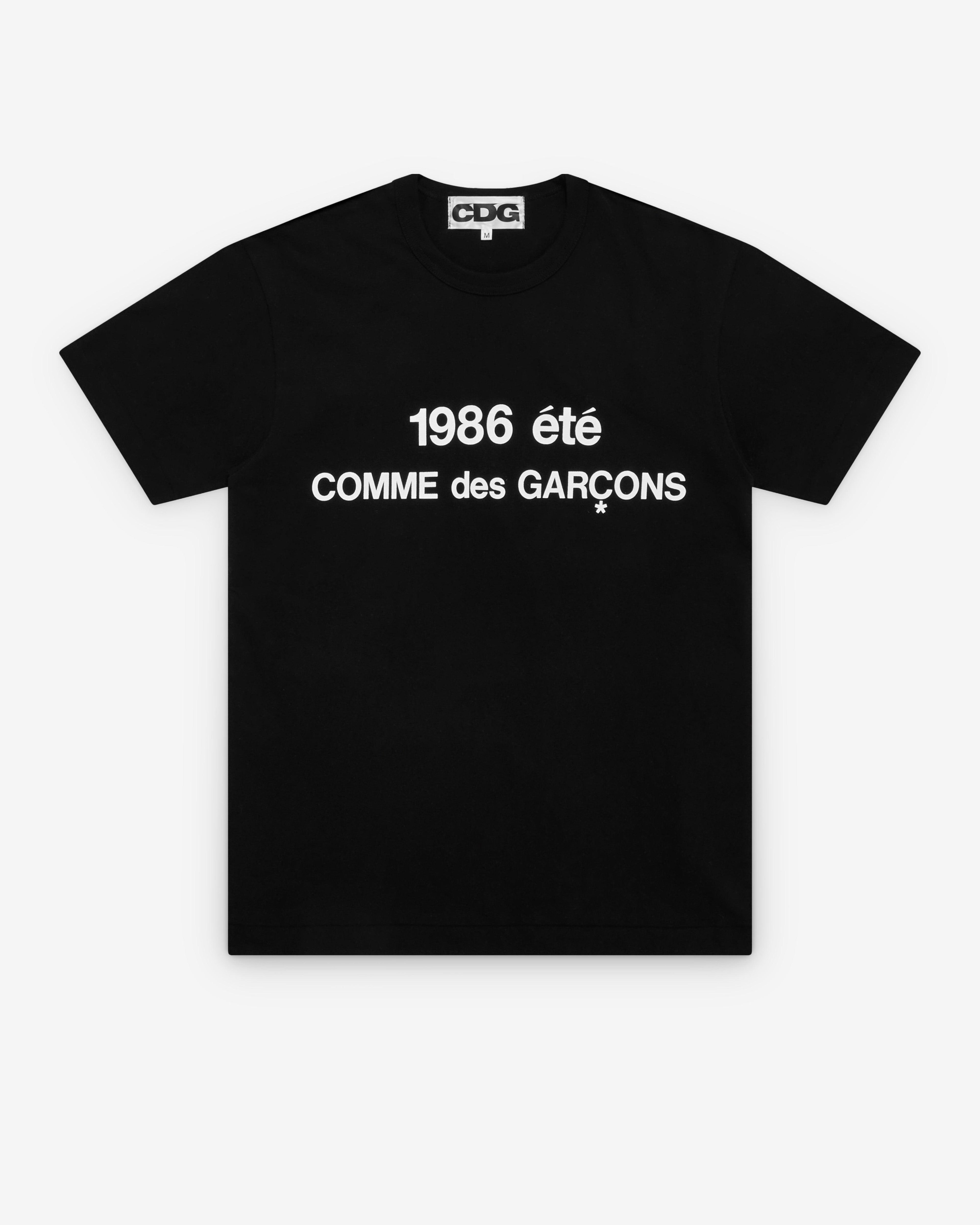 CDG - 1986 Comme des Garçons T-Shirt - (Black) by COMME DES GARCONS