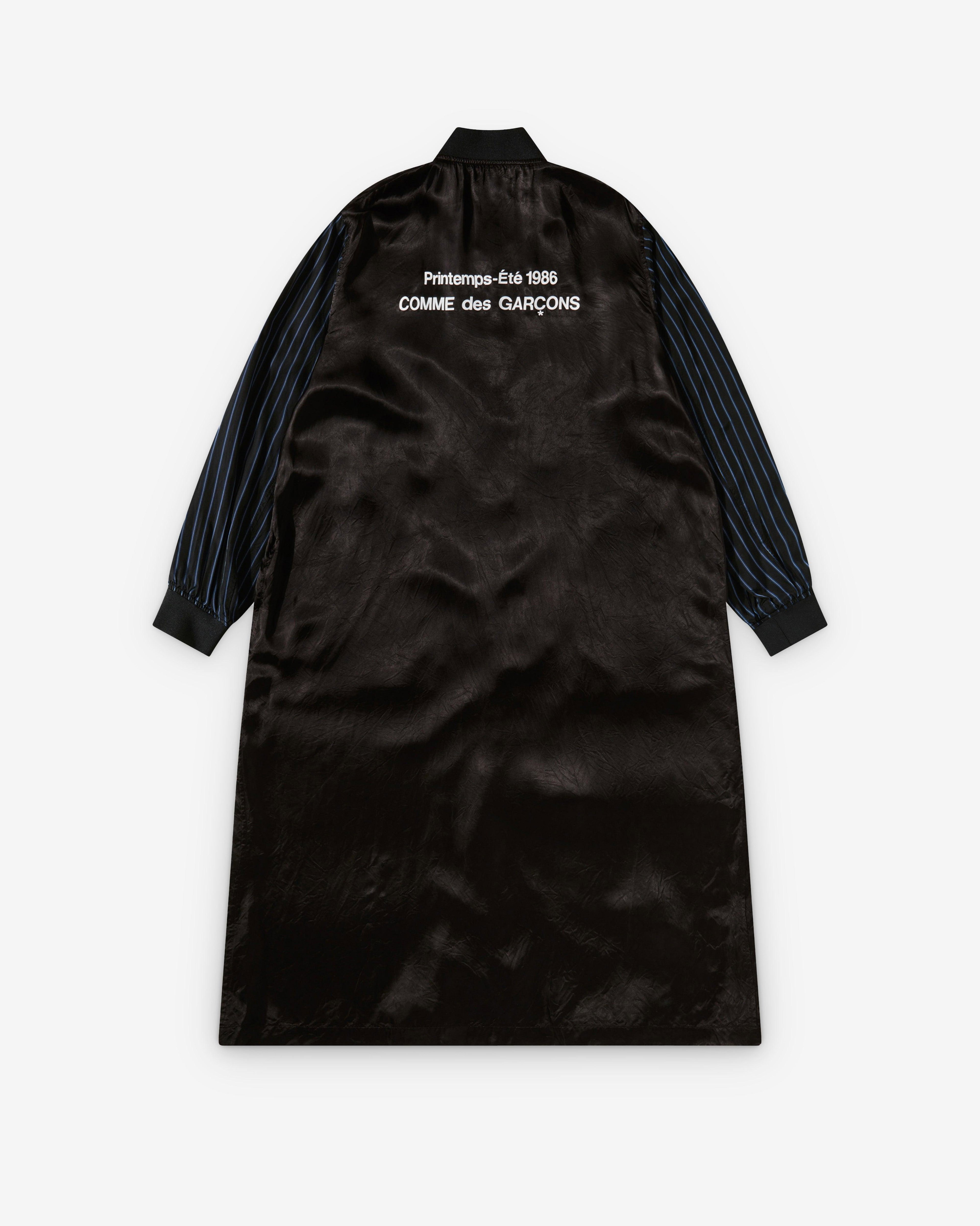 CDG - 1986 Staff Coat - (Black/Blue) by COMME DES GARCONS