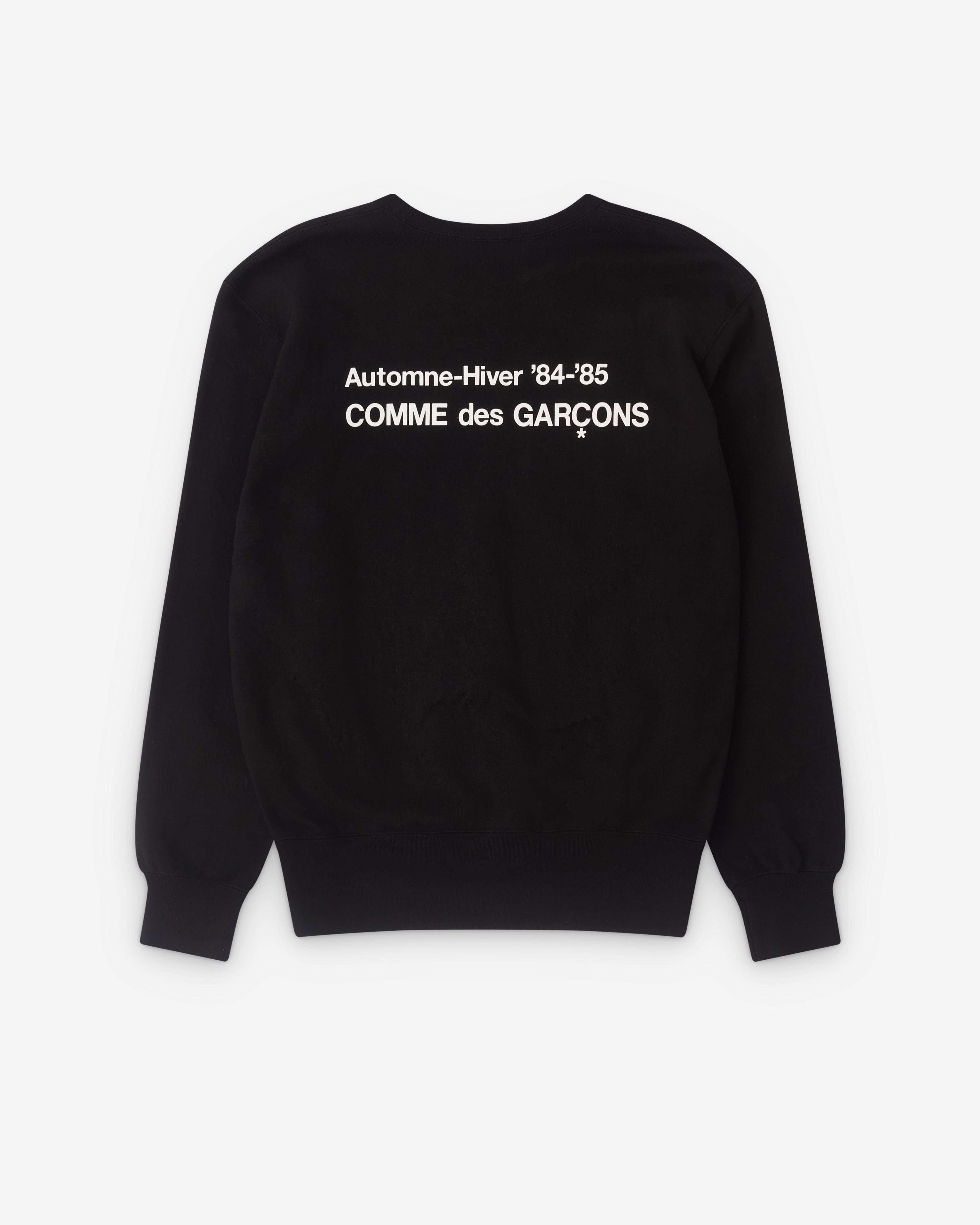 CDG - AW84/85 Comme des Garçons Sweatshirt - (Black) by COMME DES GARCONS