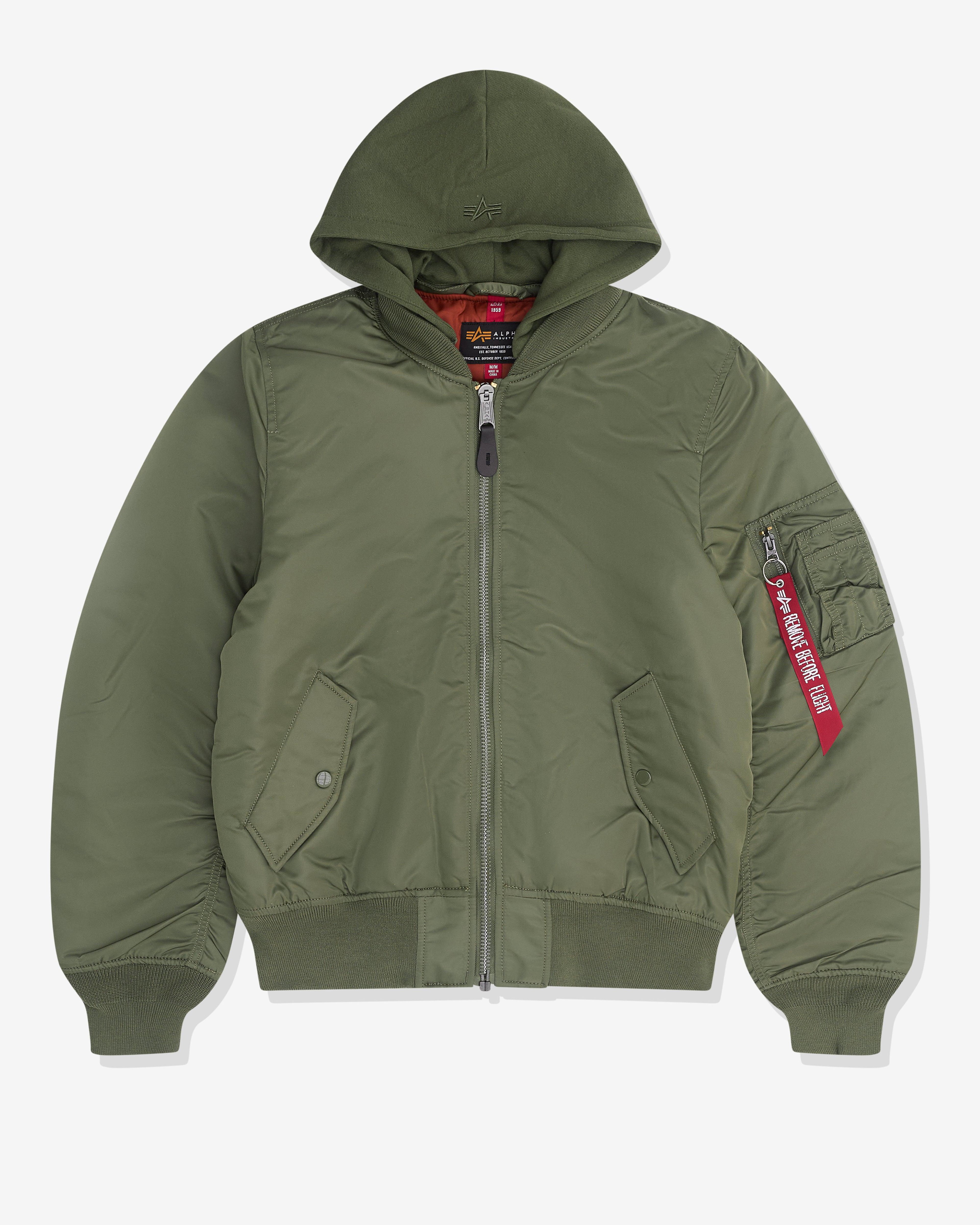 CDG - Alpha Industries Hooded MA-1 Jacket - (Khaki) by COMME DES GARCONS