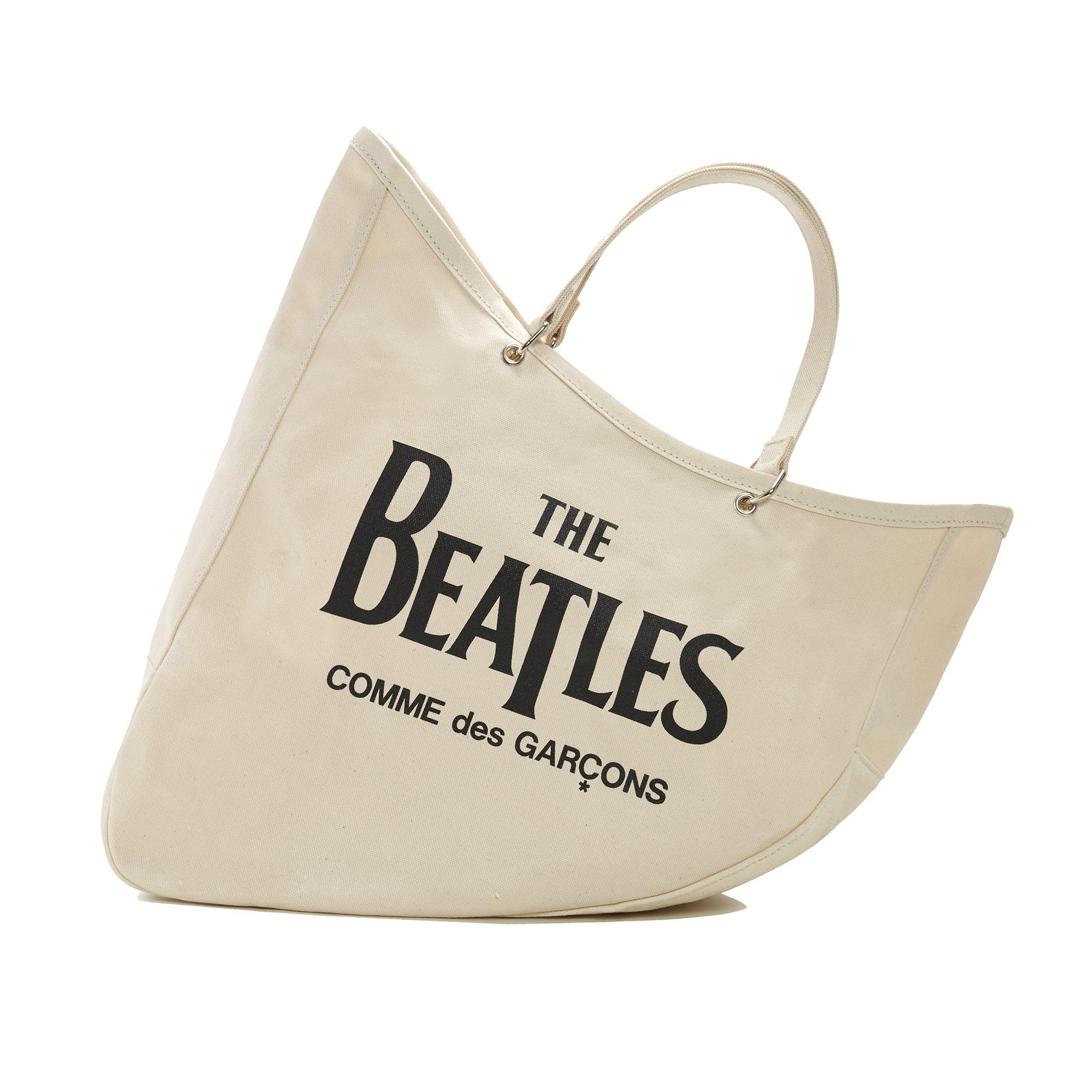 CDG Beatles - Canvas Big Boat Bag - (Natural) by COMME DES GARCONS