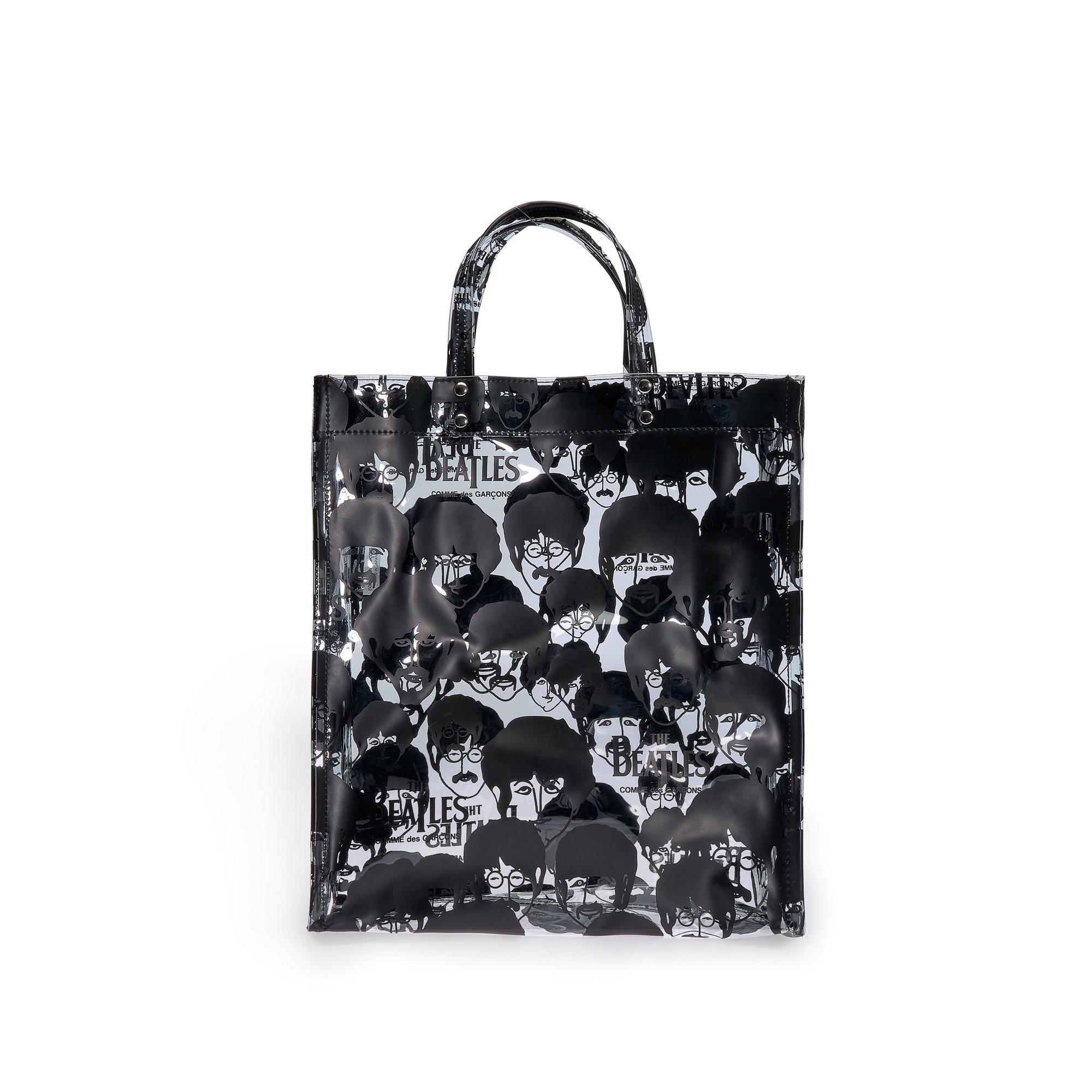 CDG Beatles - Faces PVC Tote - (VB-K203 Transparent) by COMME DES GARCONS