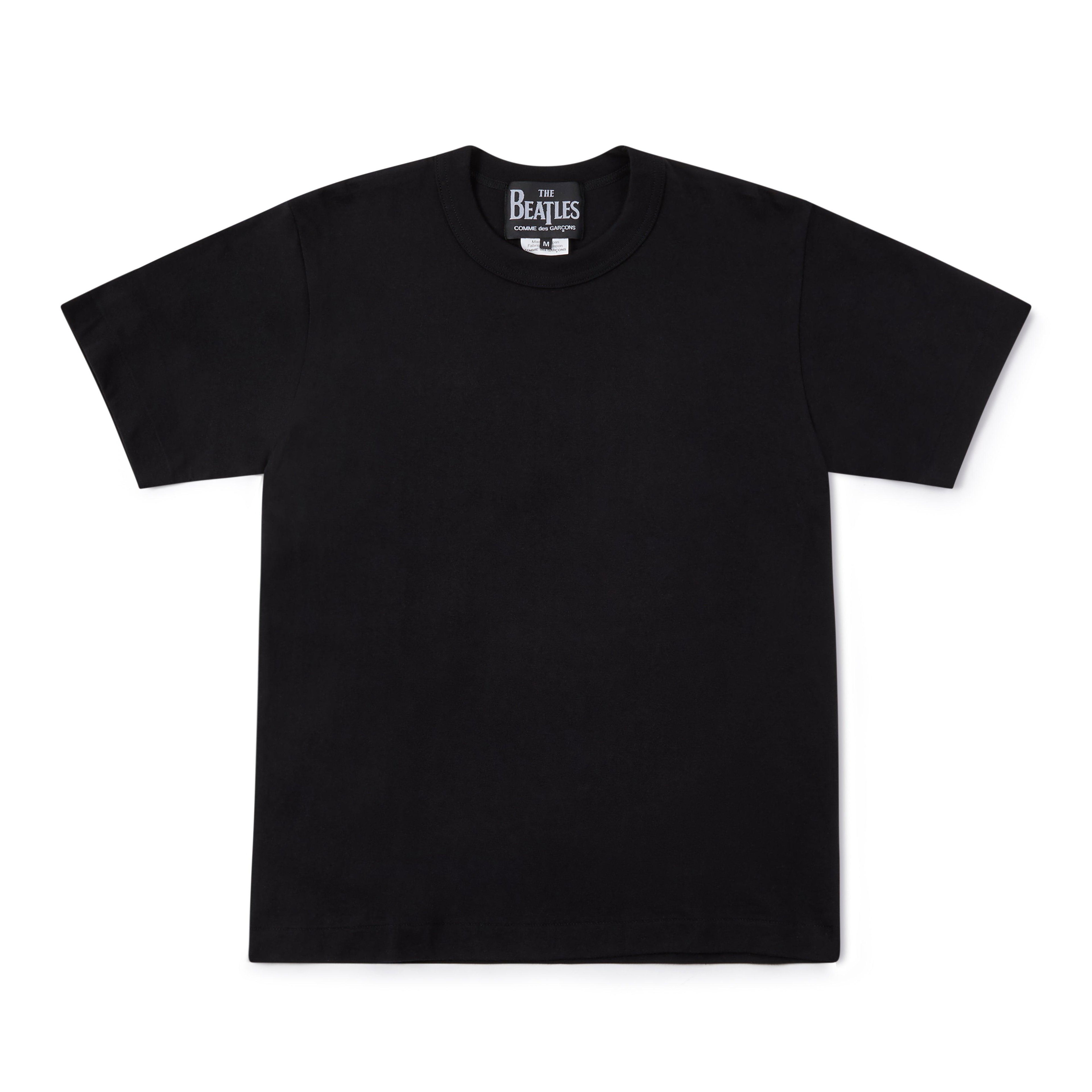 CDG Beatles - Logo T-Shirt - (Black) by COMME DES GARCONS