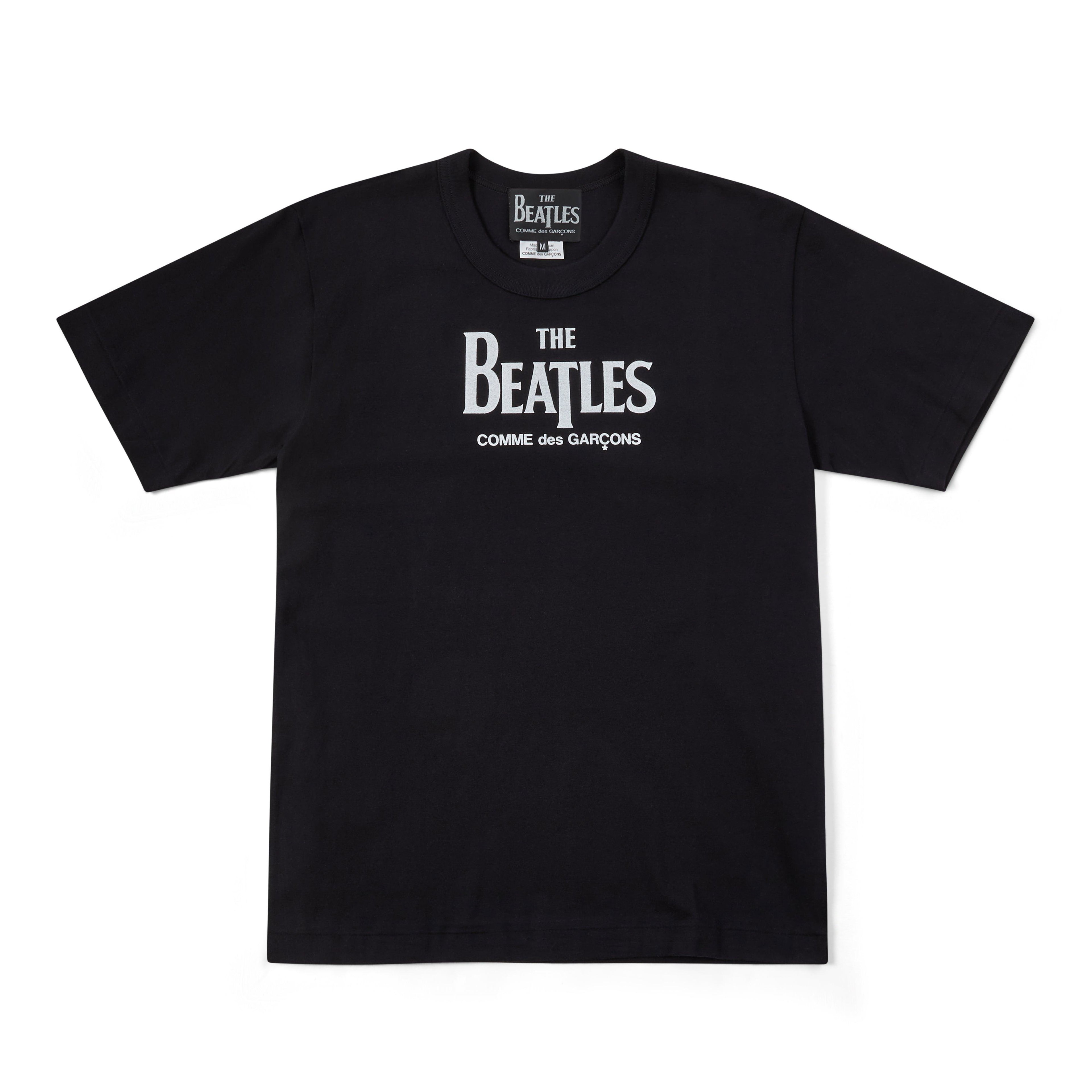 CDG Beatles - Logo T-Shirt - (Black) by COMME DES GARCONS