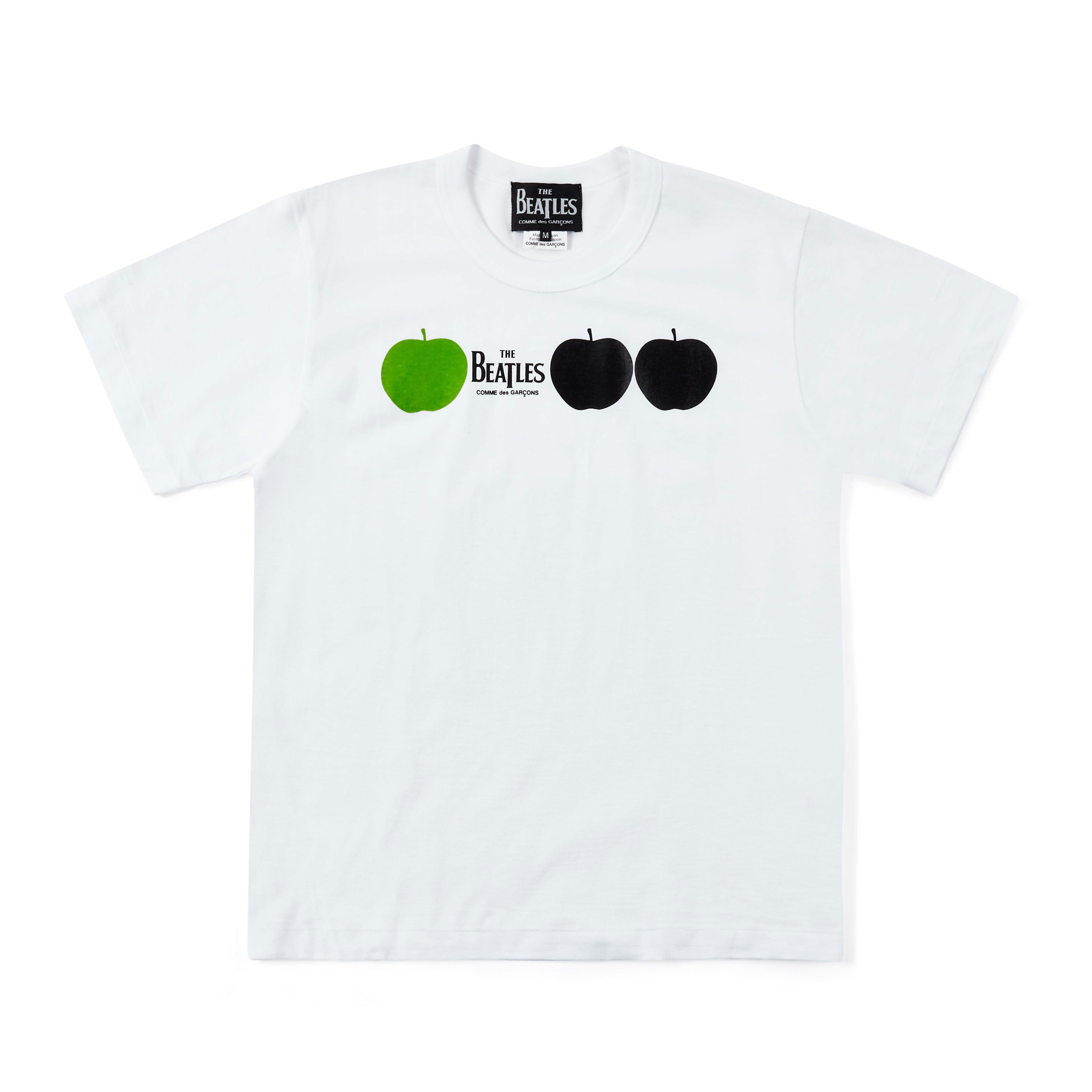 CDG Beatles - Logo T-Shirt - (White) by COMME DES GARCONS