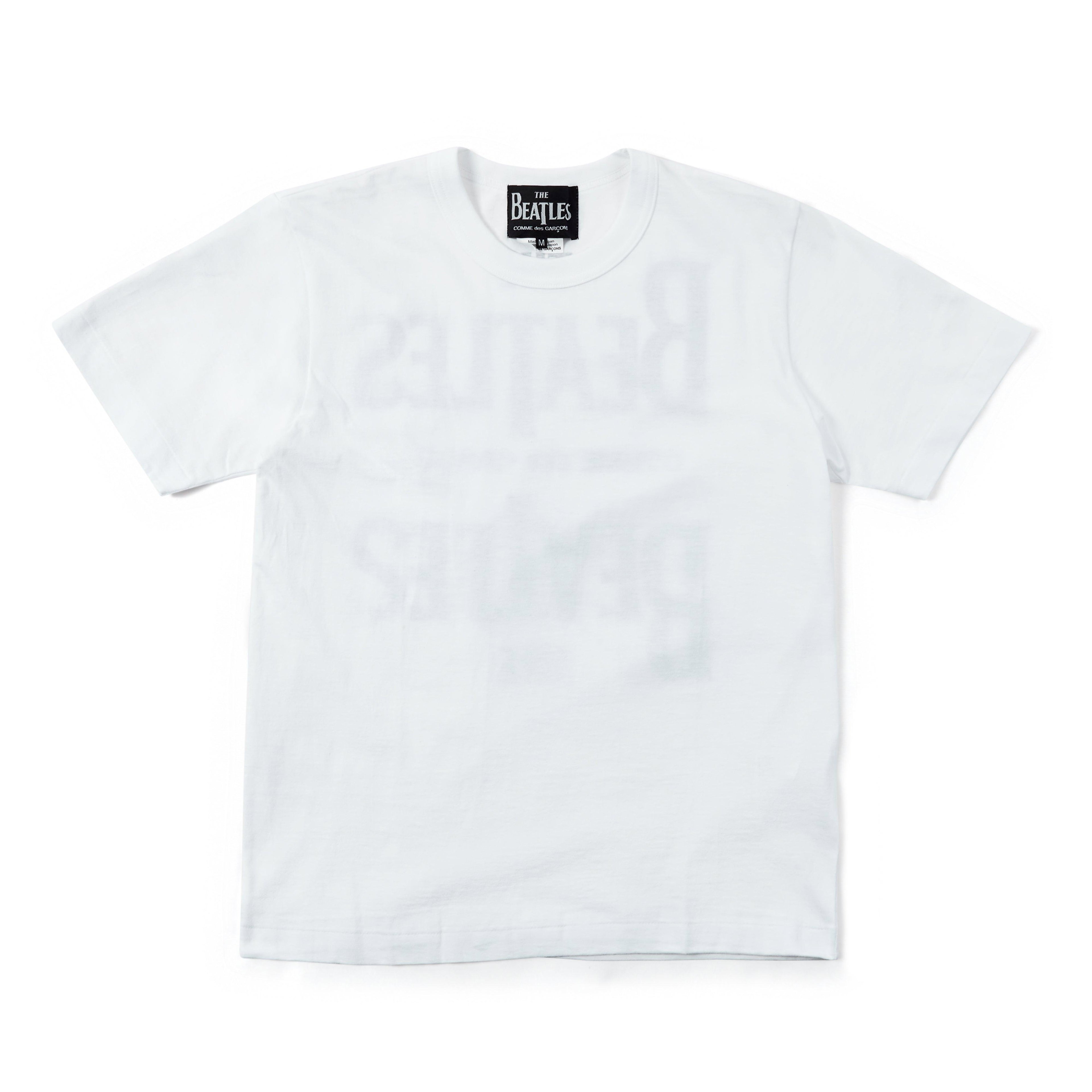 CDG Beatles - Logo T-Shirt - (White) by COMME DES GARCONS