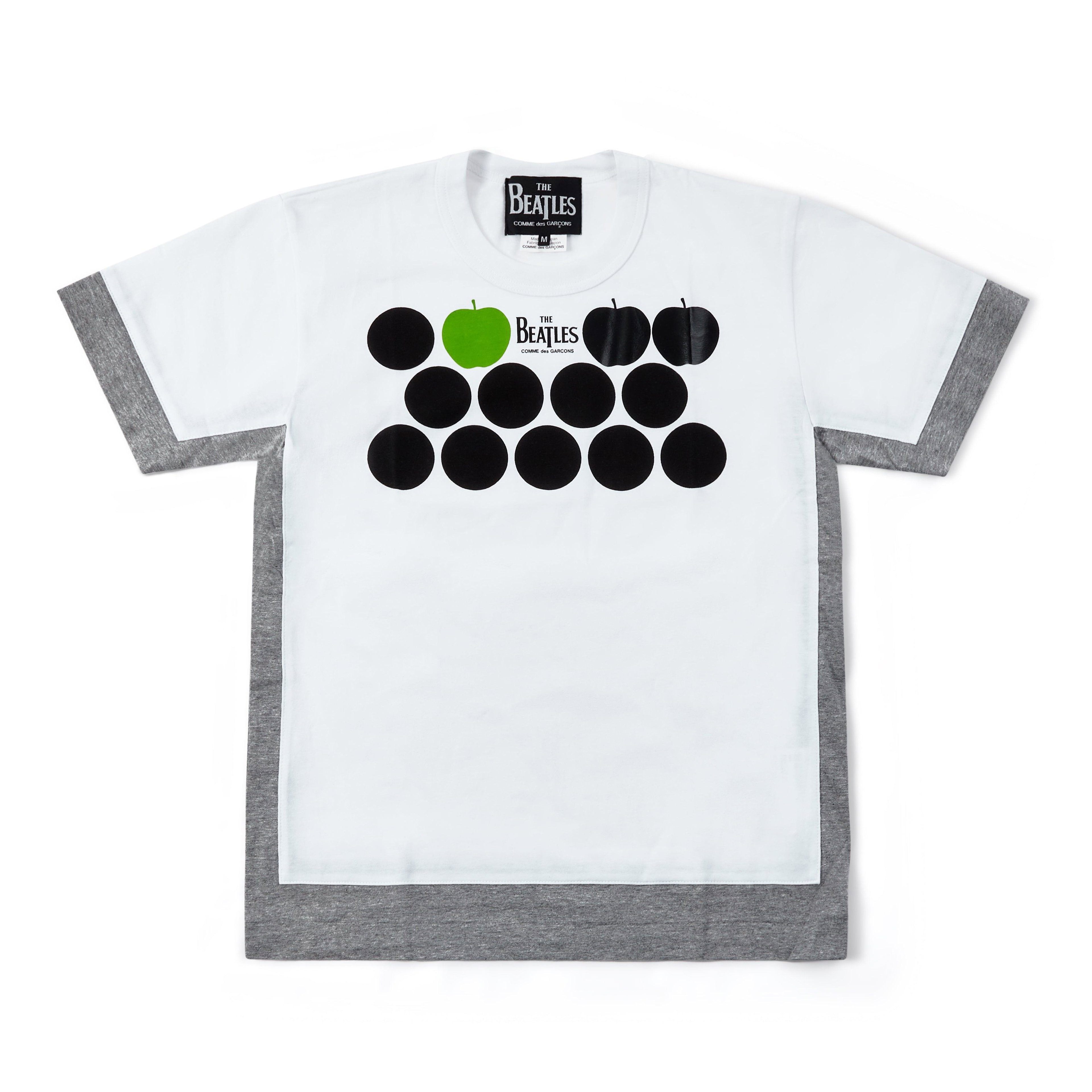 CDG Beatles - T-Shirt - (Grey/White) by COMME DES GARCONS