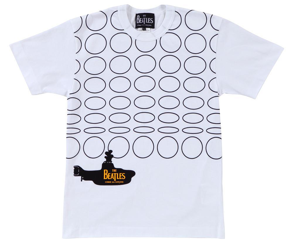 CDG Beatles - T-Shirt - (White) by COMME DES GARCONS