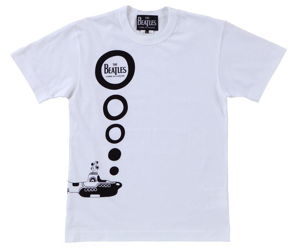 CDG Beatles - T-Shirt - (White) by COMME DES GARCONS