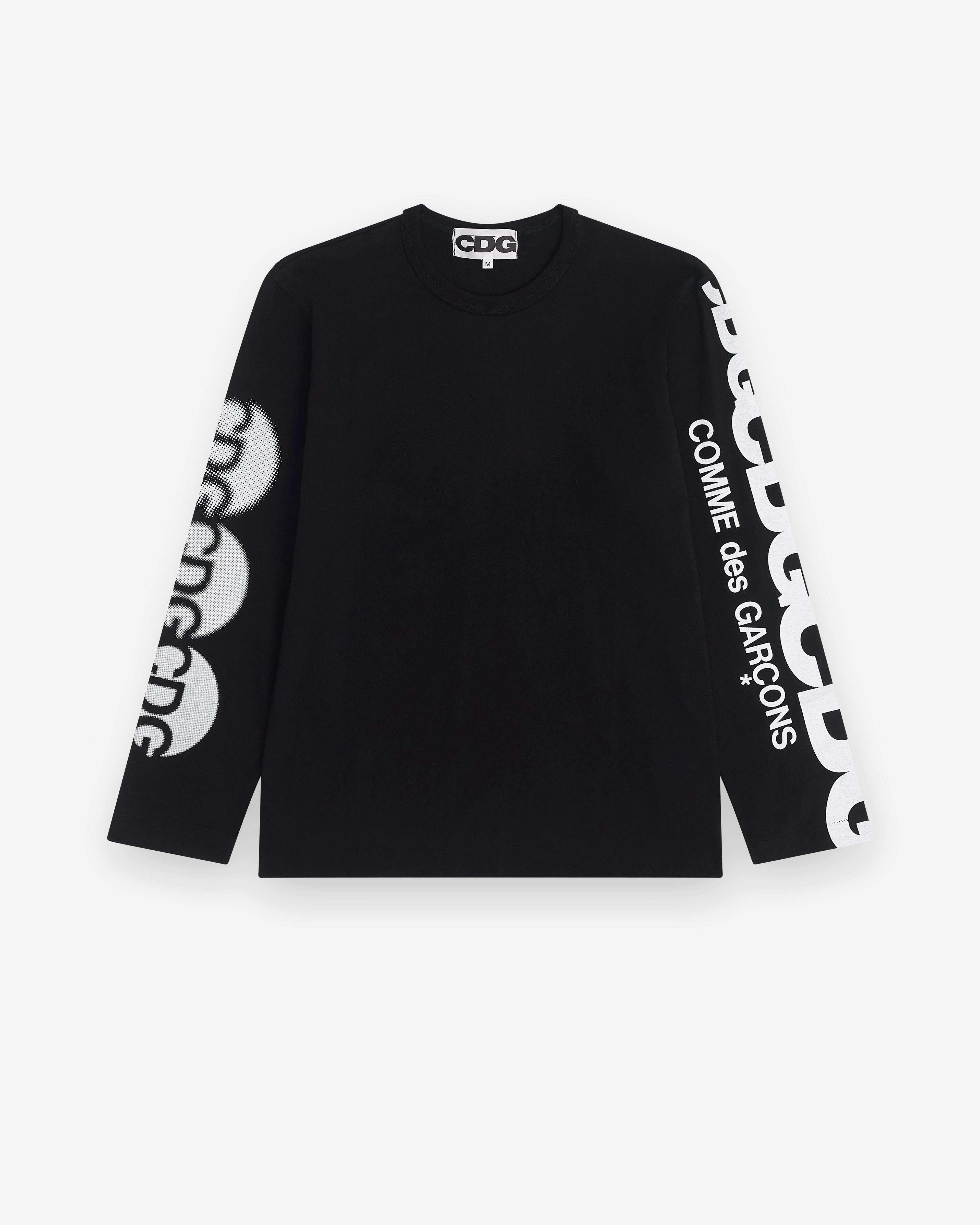 CDG - CDG Logo Long Sleeve T-Shirt - (Black) by COMME DES GARCONS