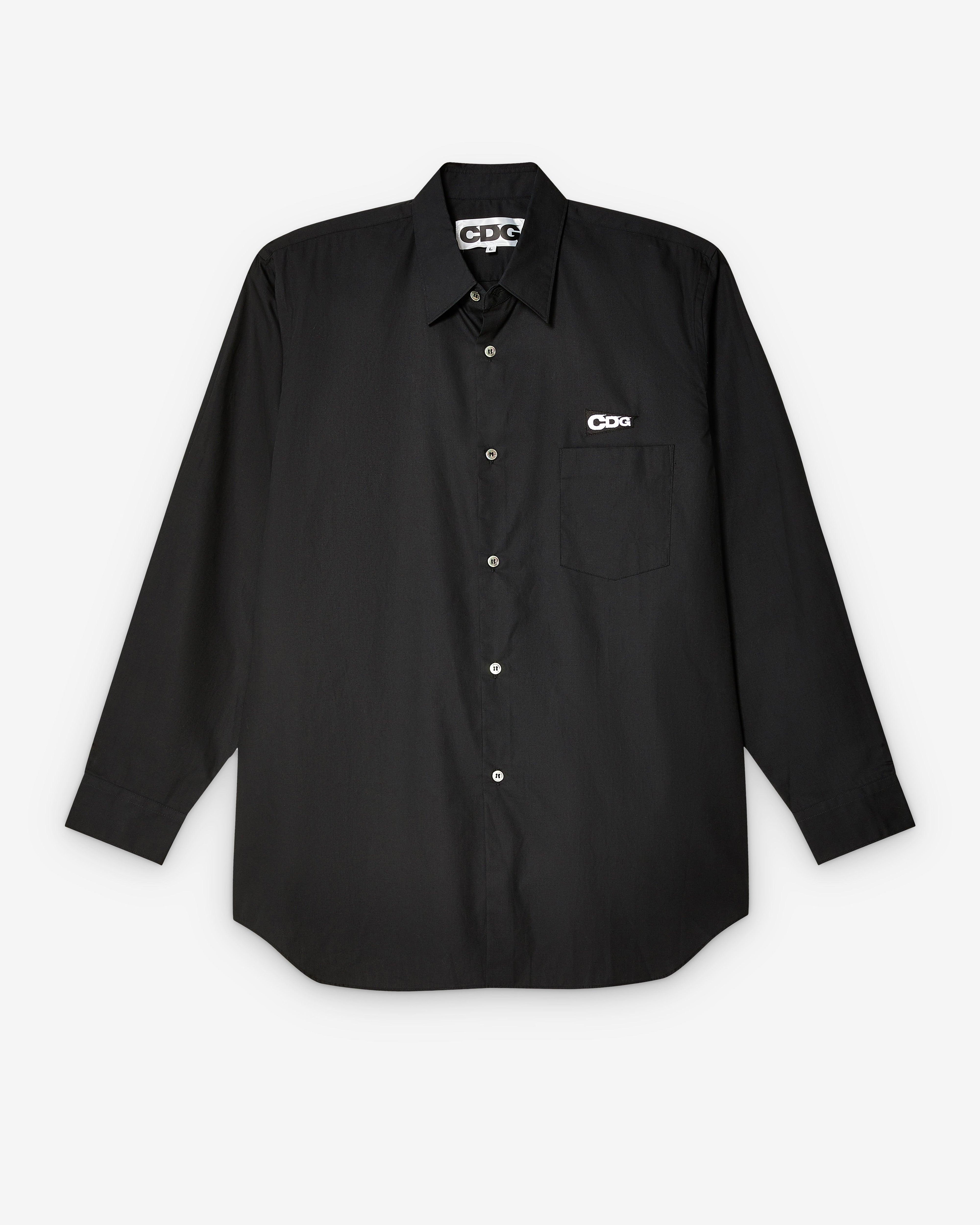 CDG - CDG Patch Shirt - (Black) by COMME DES GARCONS