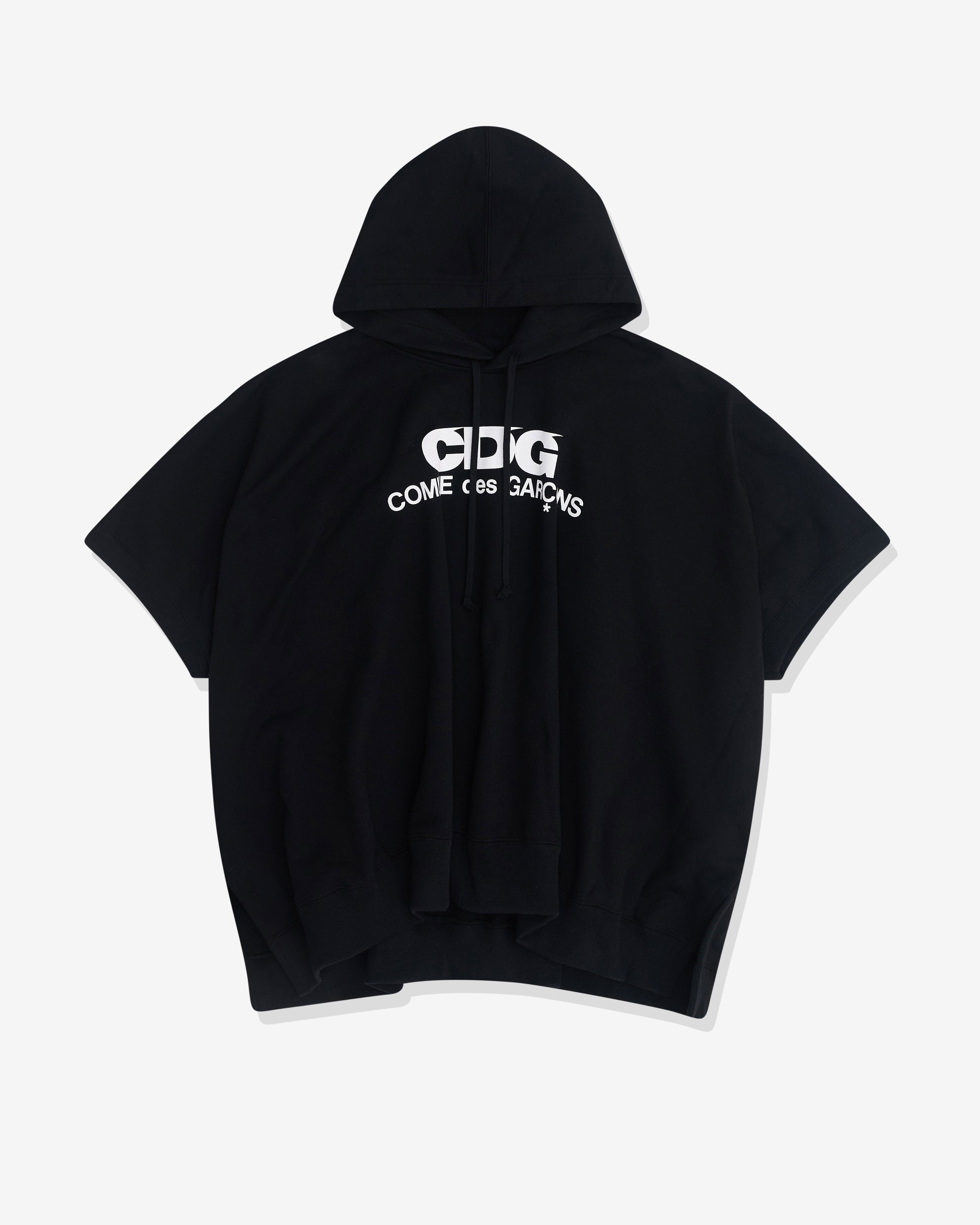 CDG - CDG Poncho Sweatshirt - (Black) by COMME DES GARCONS
